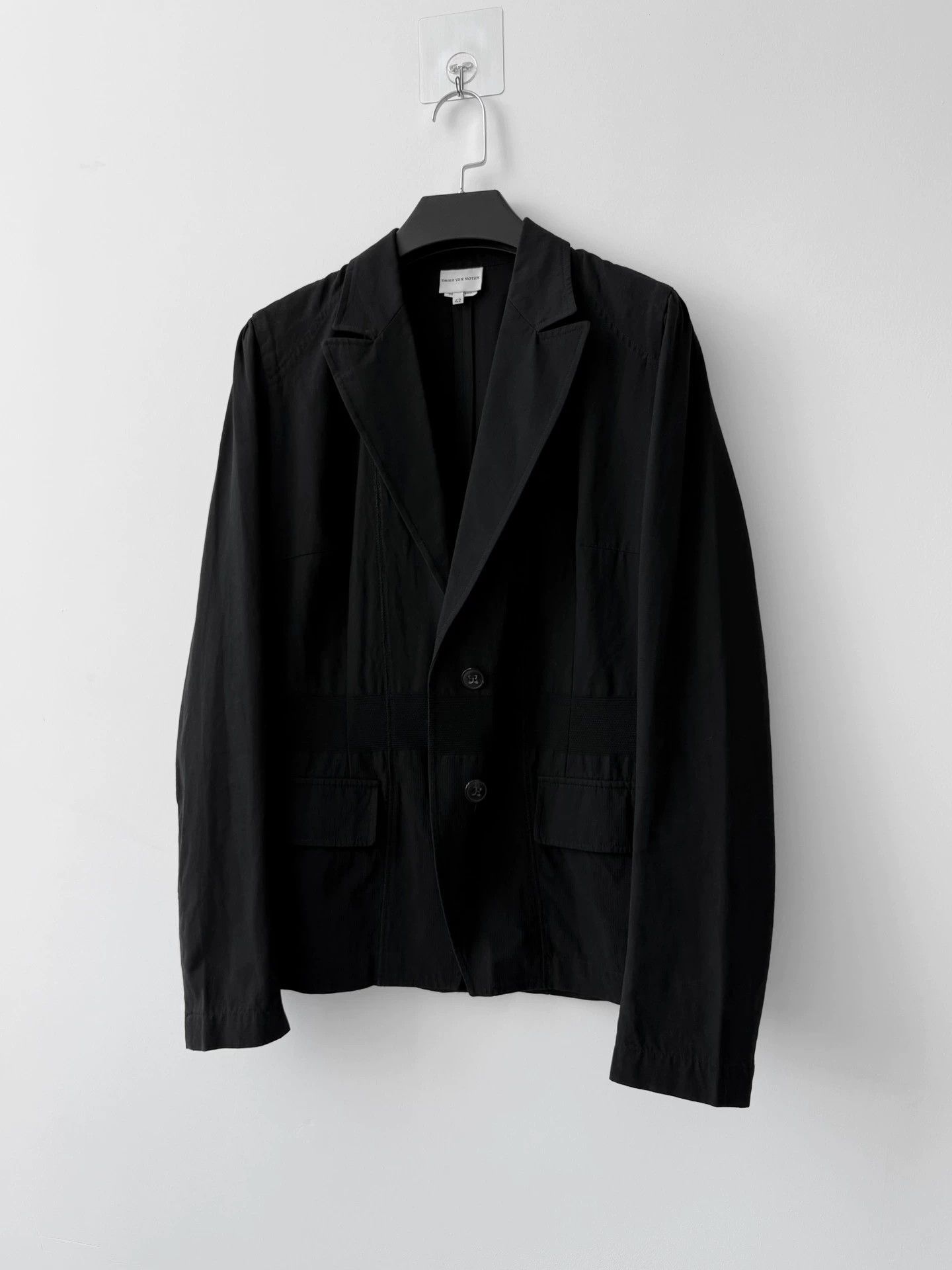 Dries Van Noten Dries Van Noten Early Color Blocked Blazer Black 42 Size 42R - 2 Thumbnail
