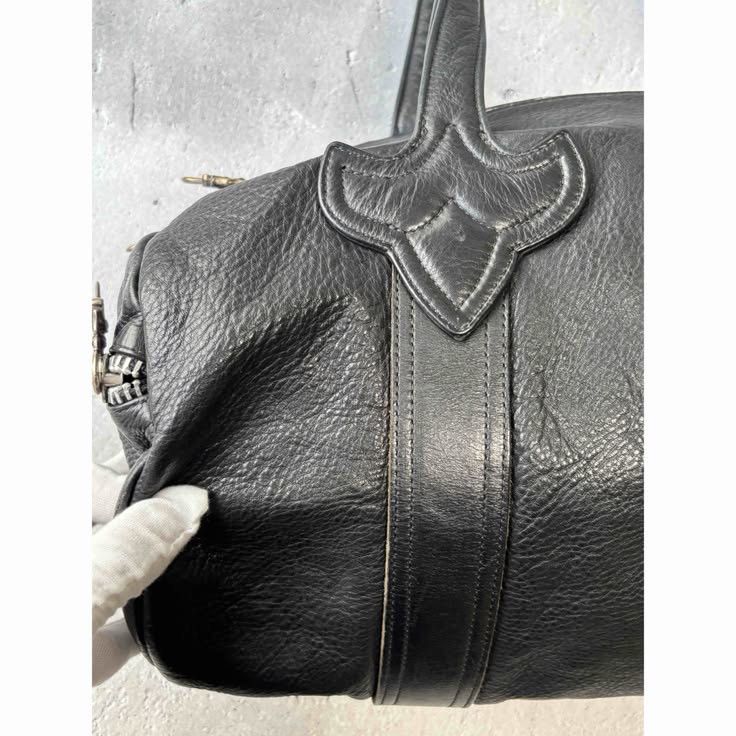 Chrome Hearts CH Duffle Tiny Leather Boston Bag Size ONE SIZE - 14 Thumbnail