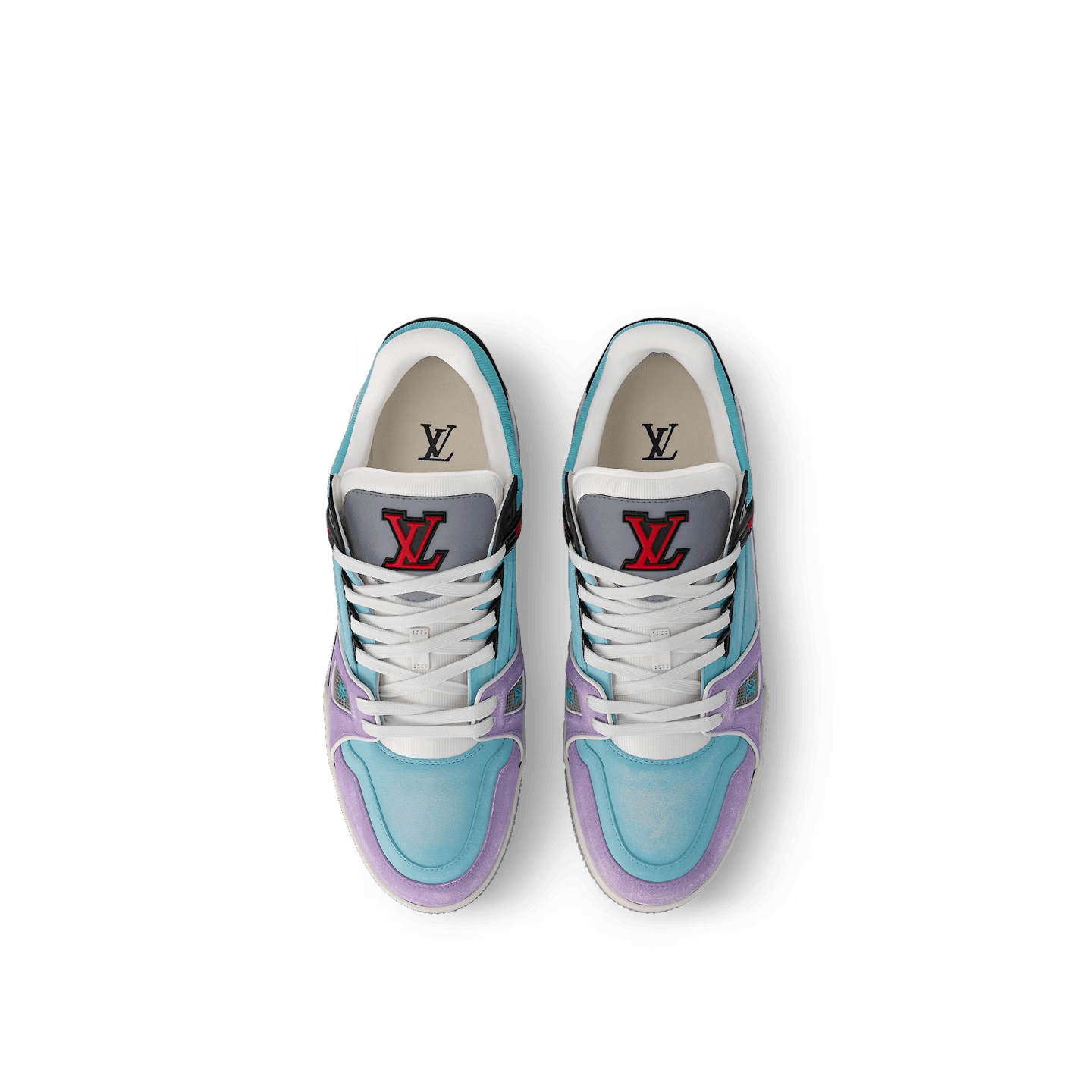 LOUIS VUITTON SHOES SNEAKERS LEATHER MONOGRAM LOGO LV 1ACEGB