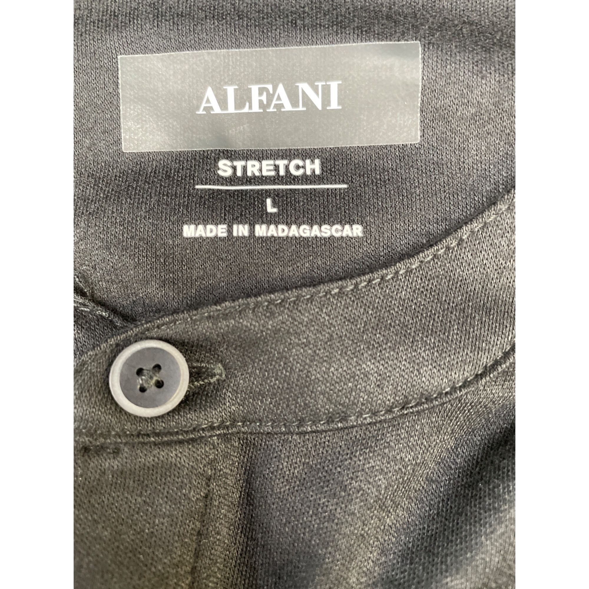 Alfani Alfani Mens Black Stretch Basic Long Sleeve Knit Shirt Size Size US L / EU 52-54 / 3 - 5 Thumbnail