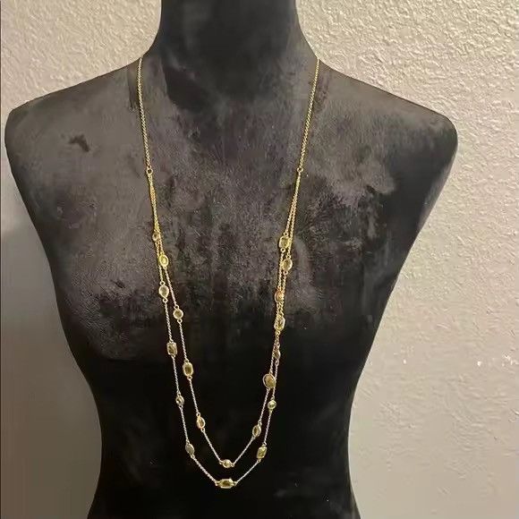 Other Elegant Gold Necklace with Circular Accents Size ONE SIZE - 1 Thumbnail