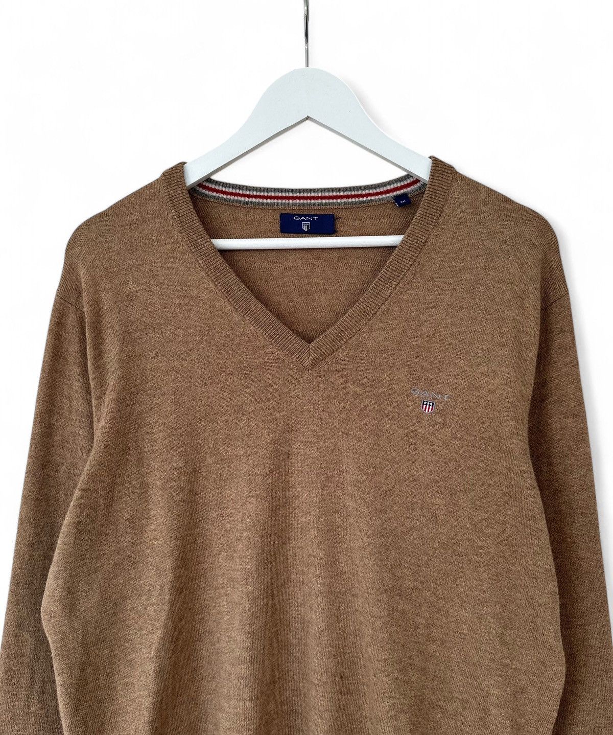Gant GANT Logo Sweater Jumper Wool Cotton Men's Size M Size US M / EU 48-50 / 2 - 3 Thumbnail