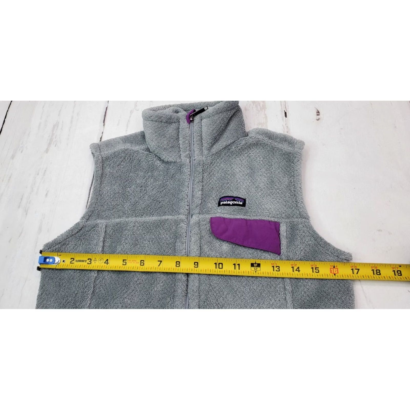 Patagonia Patagonia Vest Polartec Women S Gray Purple Sleeveless Full Zip VG Size S / US 4 / IT 40 - 5 Thumbnail