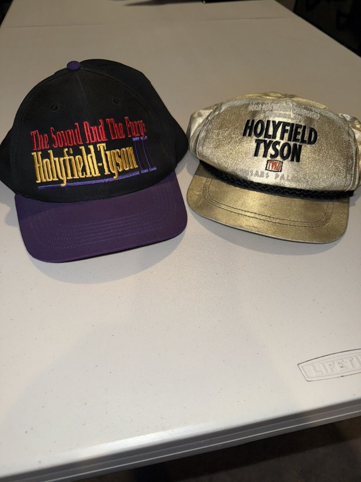 Vintage 1997 holyfield mike tyson 2 the sound of fury ear bite hat Size ONE SIZE - 5 Thumbnail