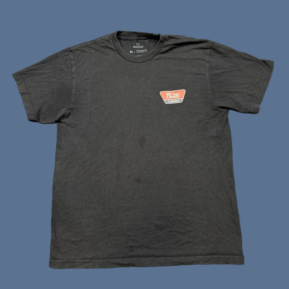 Brixton Brixton Graphic T Shirt Men's M Black Short Sleeve Streetwear Skateboading Size US M / EU 48-50 / 2 - 1 Thumbnail