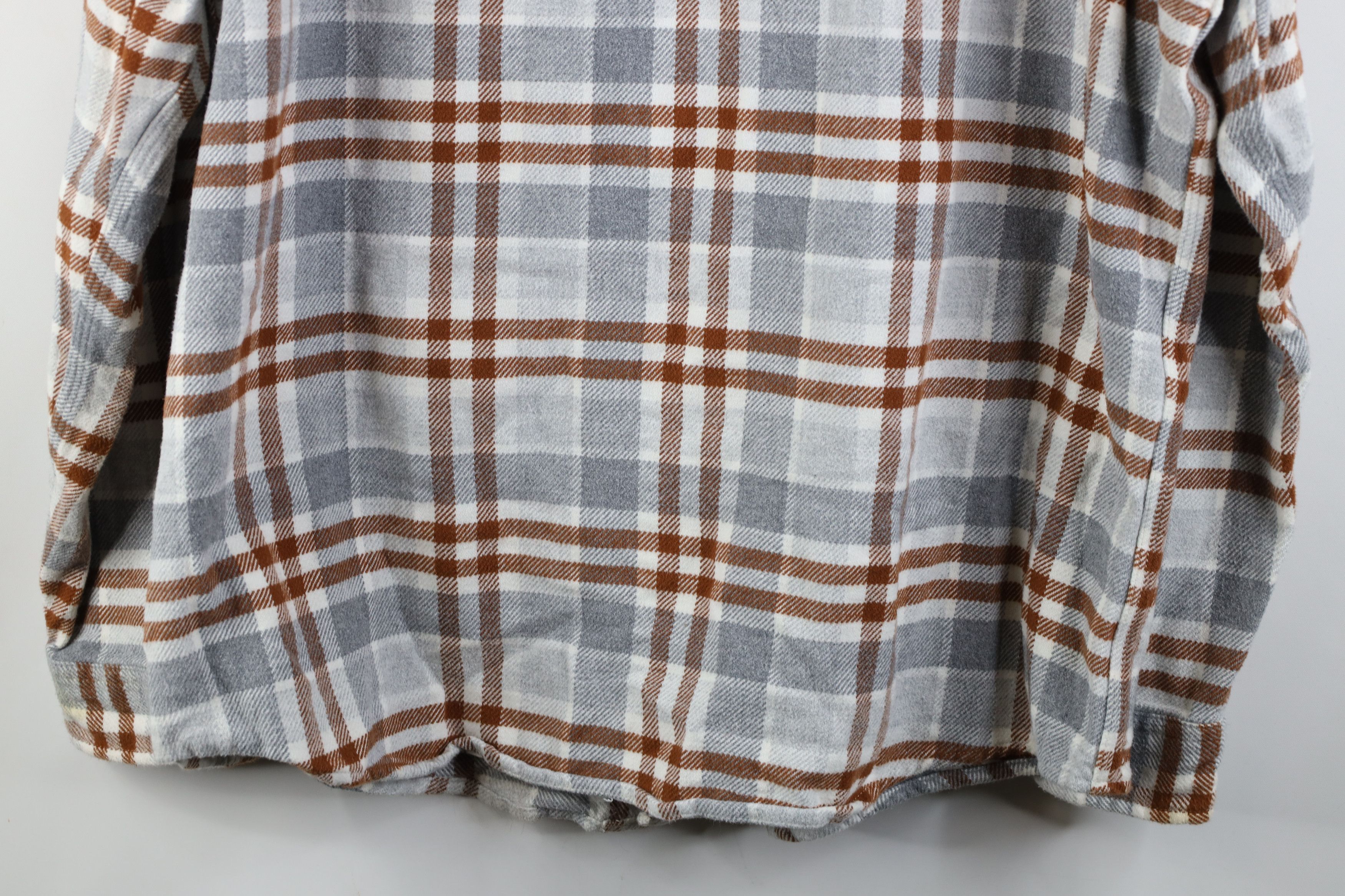 Lands' End Vintage Lands End Heavyweight Flannel Collared Button Shirt Size US XXL / EU 58 / 5 - 14 Thumbnail