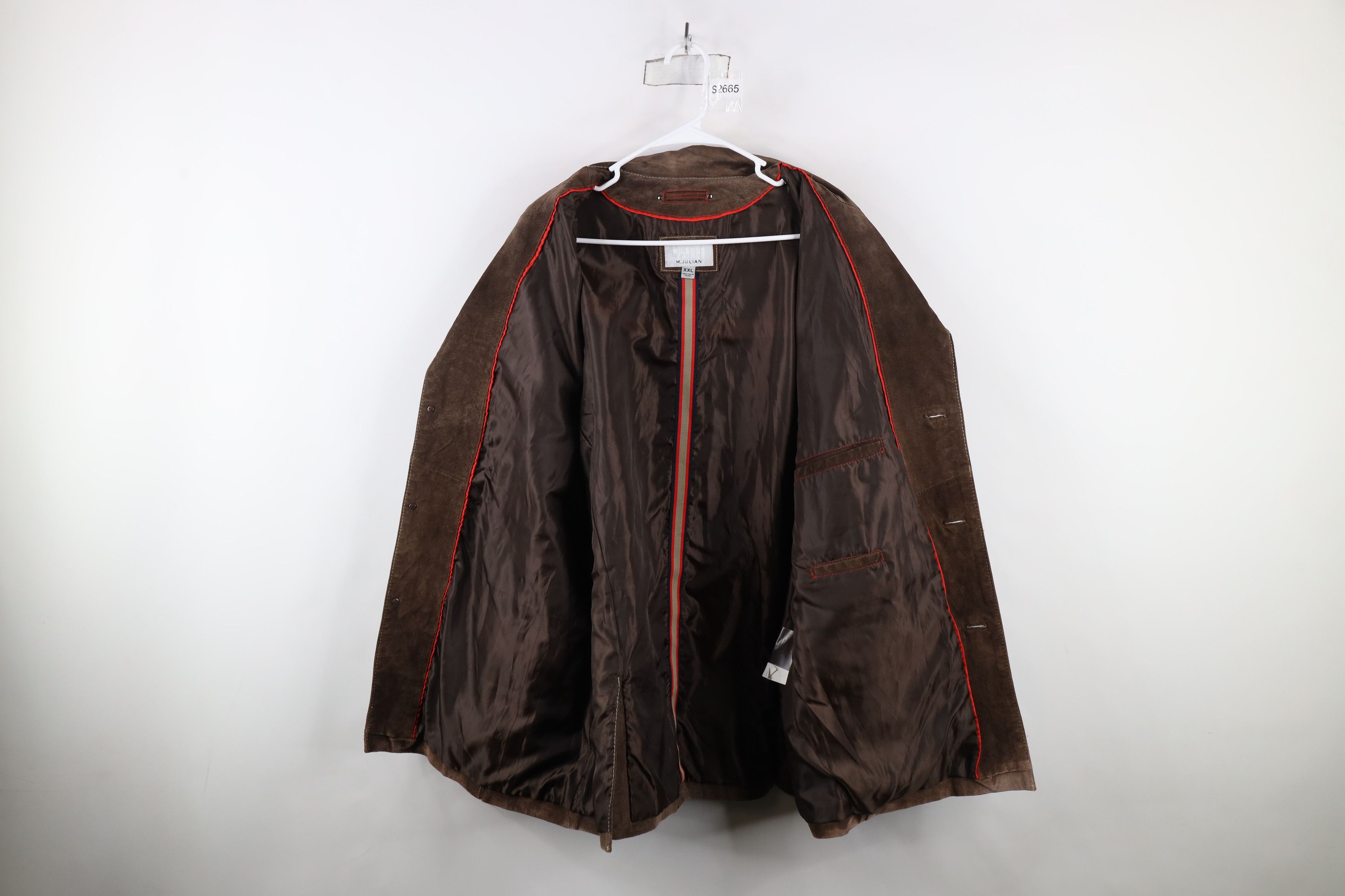 Vintage Vintage 90s Streetwear Blazer Sport Coat Jacket Brown Size US XXL / EU 58 / 5 - 8 Thumbnail