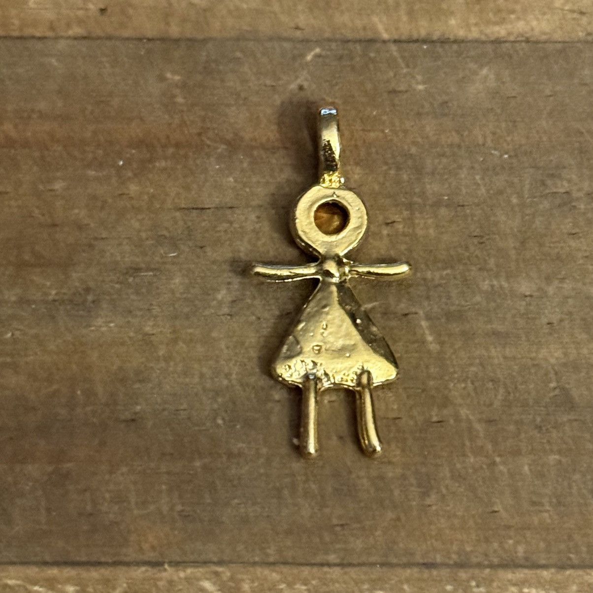 Other Little girl April birthstone charm/pendant Size ONE SIZE - 3 Thumbnail
