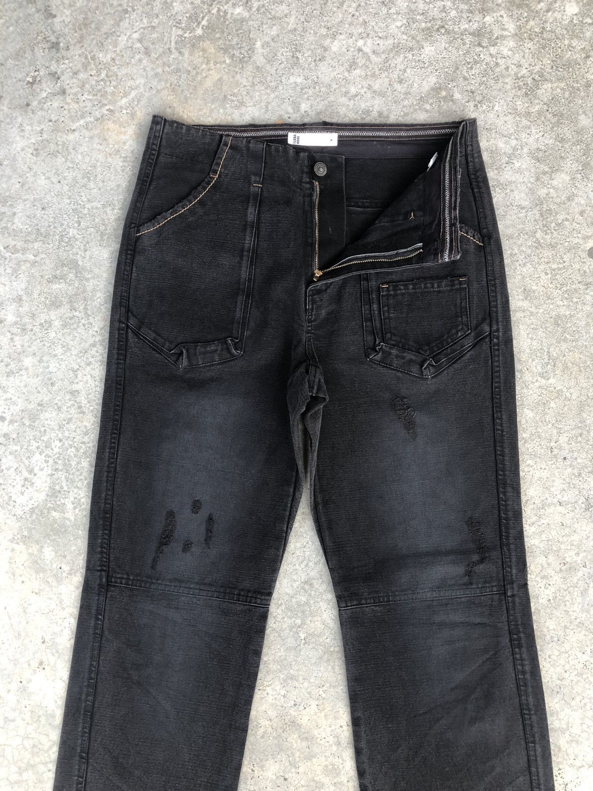Japanese Brand Japanese Global Work Distressed Baker Pant Size US 31 - 3 Thumbnail
