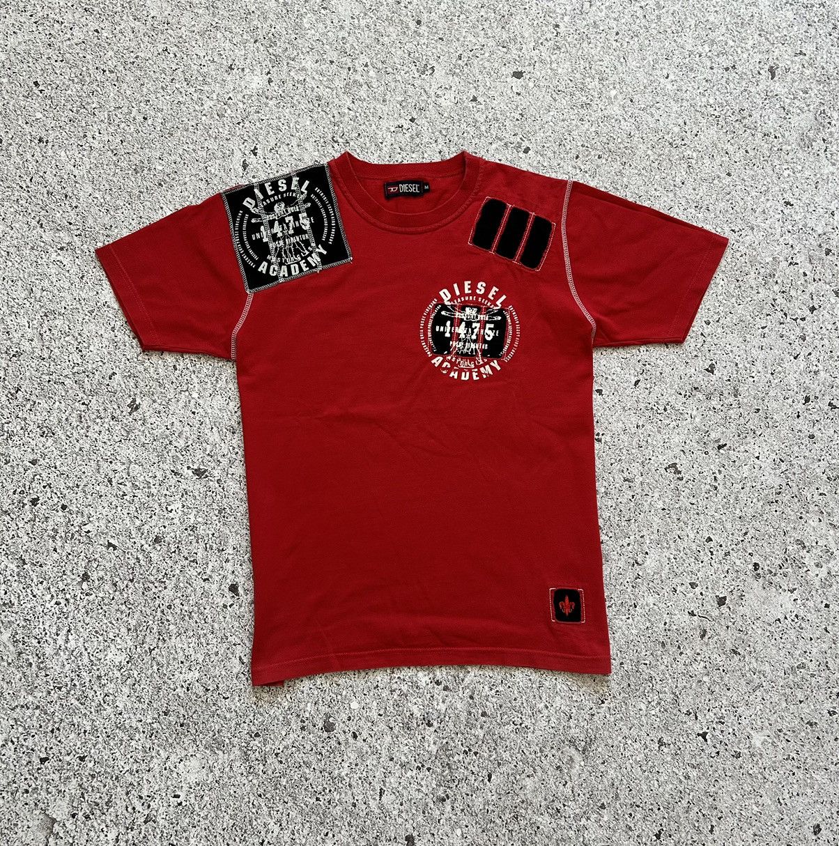 Diesel × Japanese Brand Vintage 90s Diesel Big logo t-shirt retro rare Y2K Size US M / EU 48-50 / 2 - 1 Thumbnail