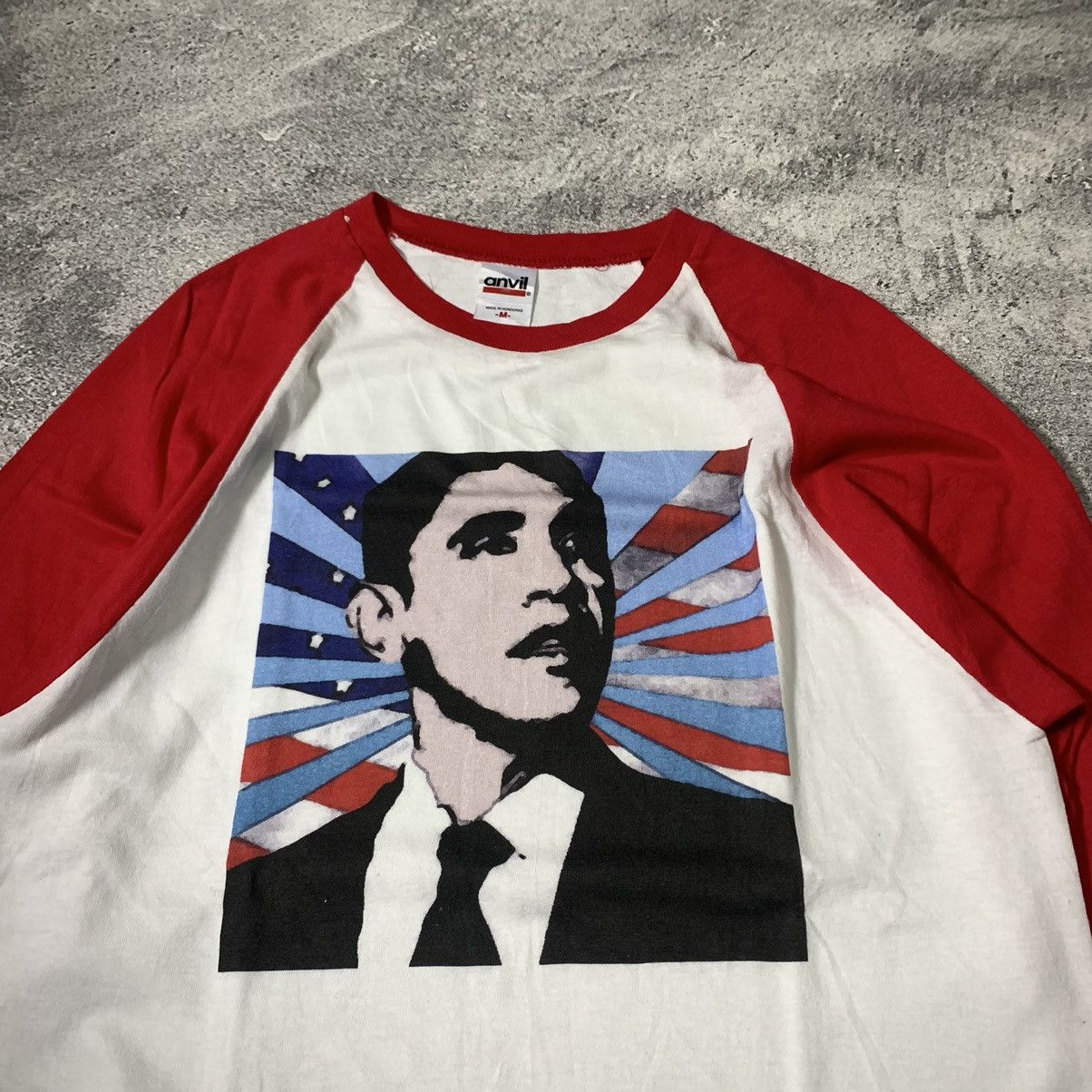 Rap Tees Vintage Reglan Obama T-Shirt🔥RARE🔥 Size US M / EU 48-50 / 2 - 2 Thumbnail