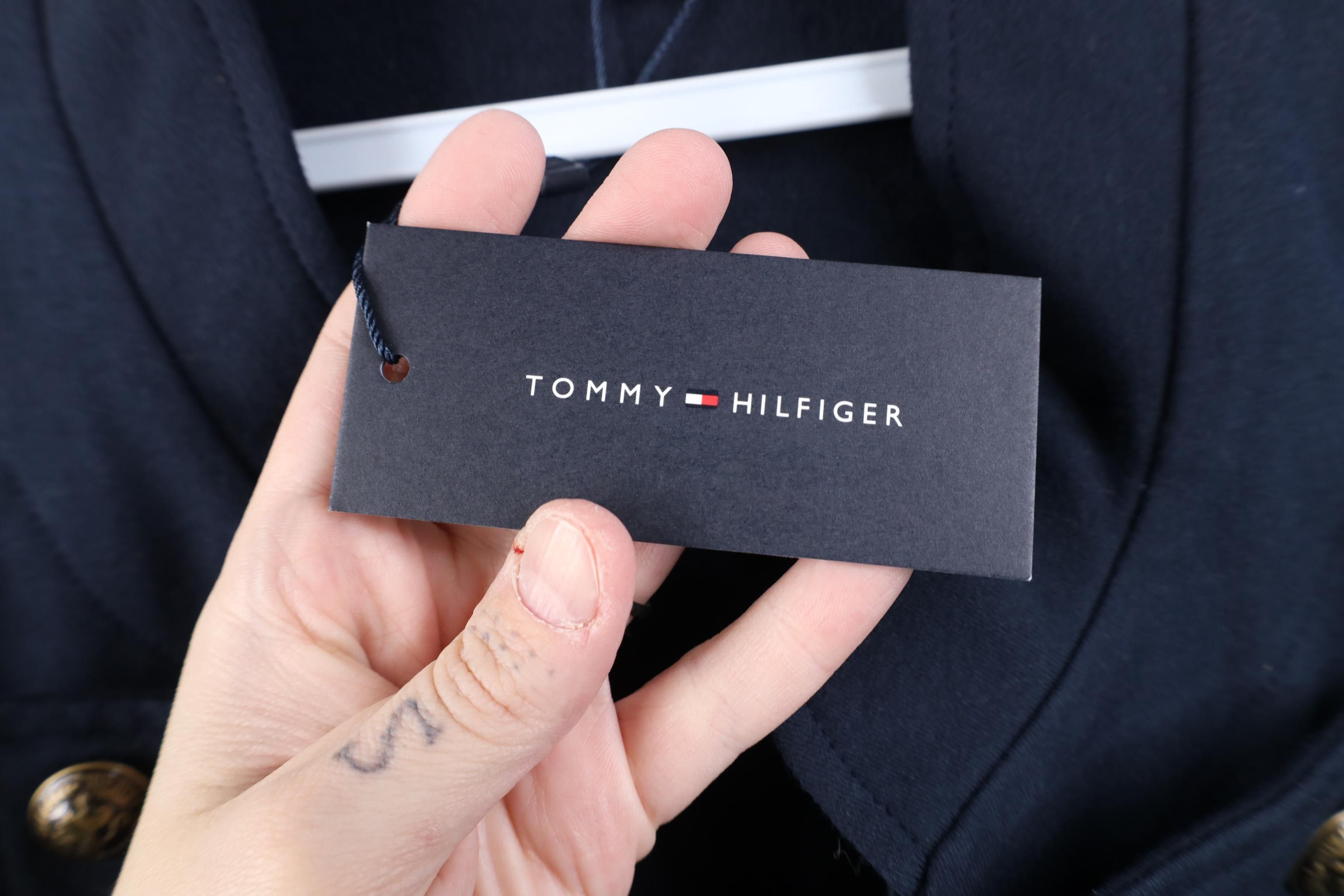 Tommy Hilfiger Deadstock Vintage Y2K Tommy Hilfiger Military Jacket Blue Size 3XL / US 20-22 - 7 Thumbnail