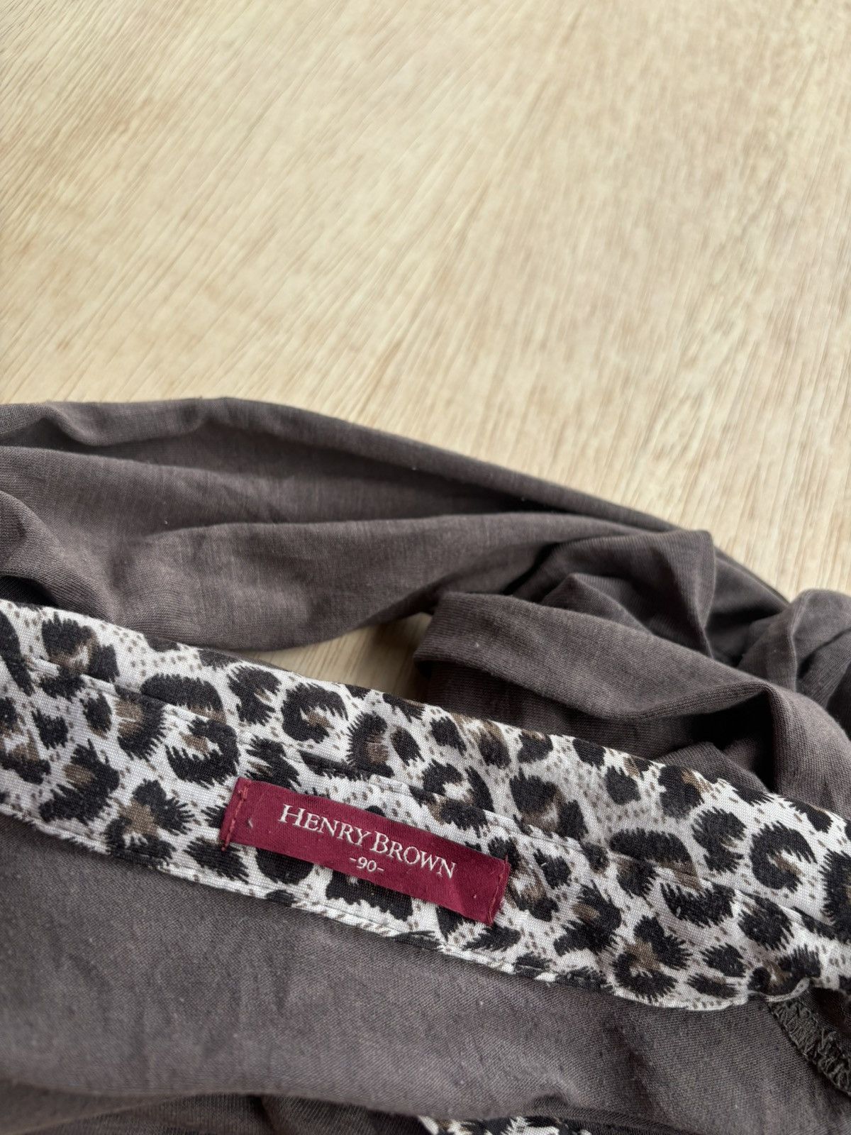 Hysteric Glamour × If Six Was Nine × Japanese Brand Y2k Leopard Henry Brown Ifsixwasnine Style Shirt Size US L / EU 52-54 / 3 - 5 Thumbnail