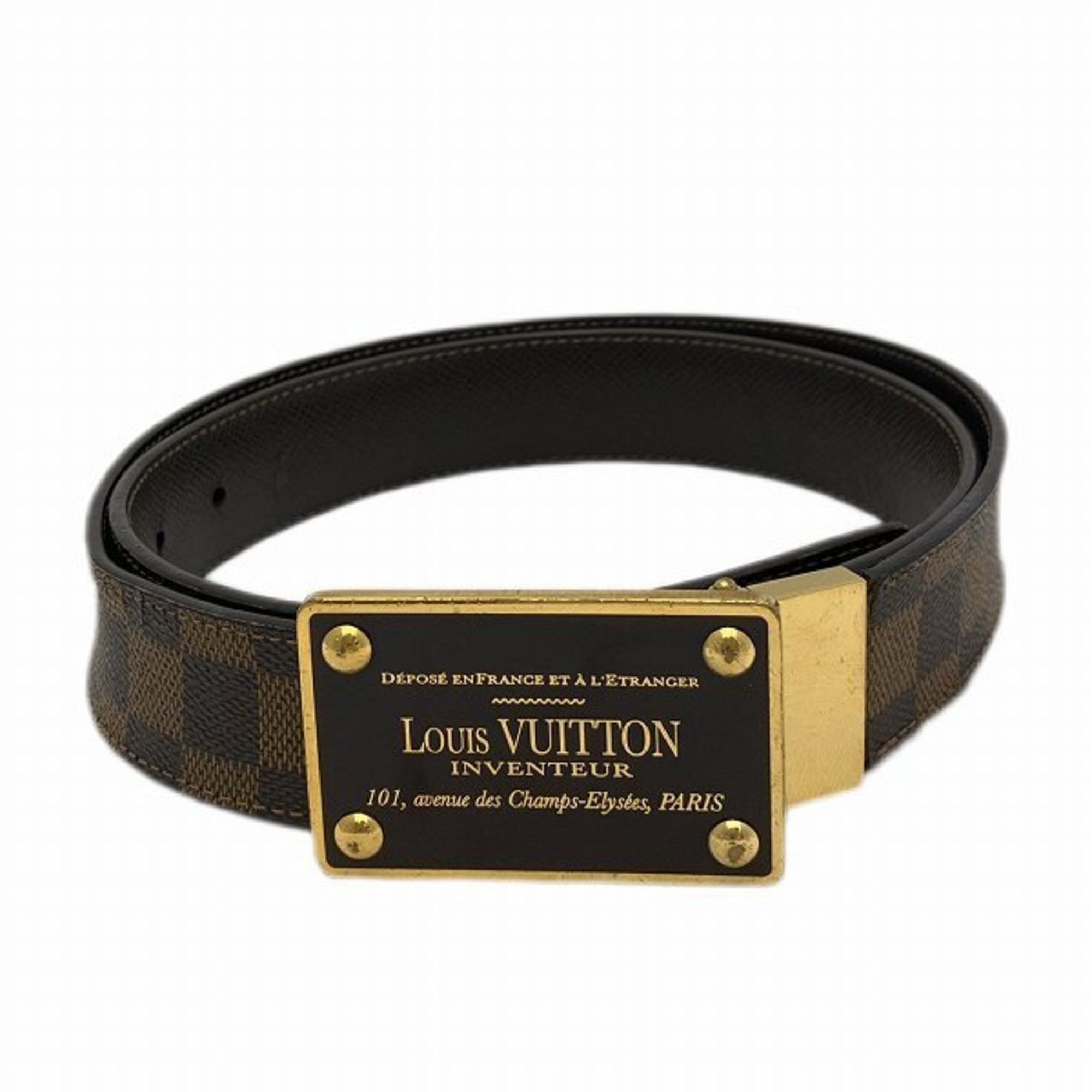 Louis Vuitton Louis Vuitton Damier Santur Aventure M9677 Reversible Accessory Belt for Men Size ONE SIZE - 1 Thumbnail