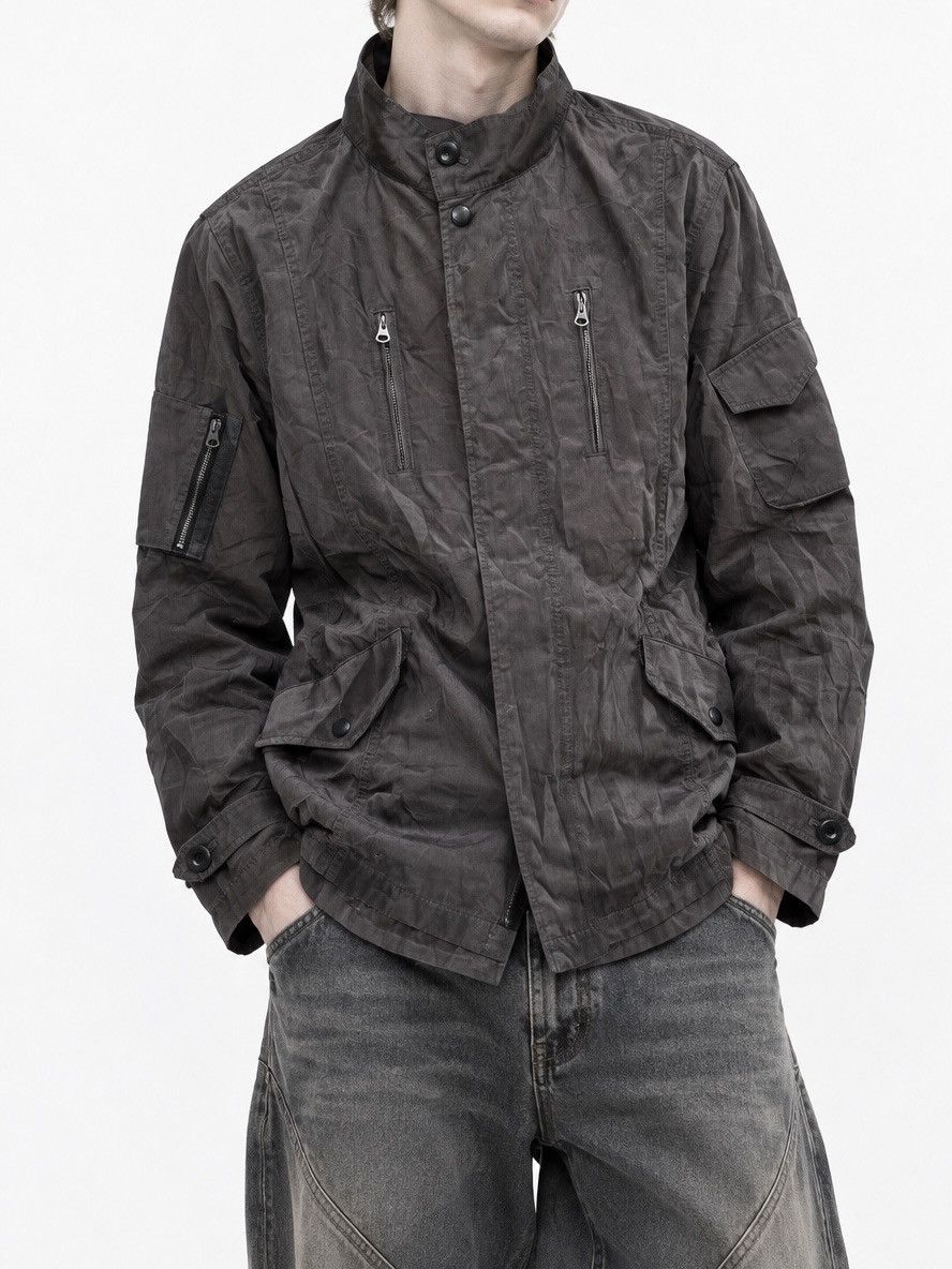 Issey Miyake × Tete Homme Tete homme bikers multi zipper leather