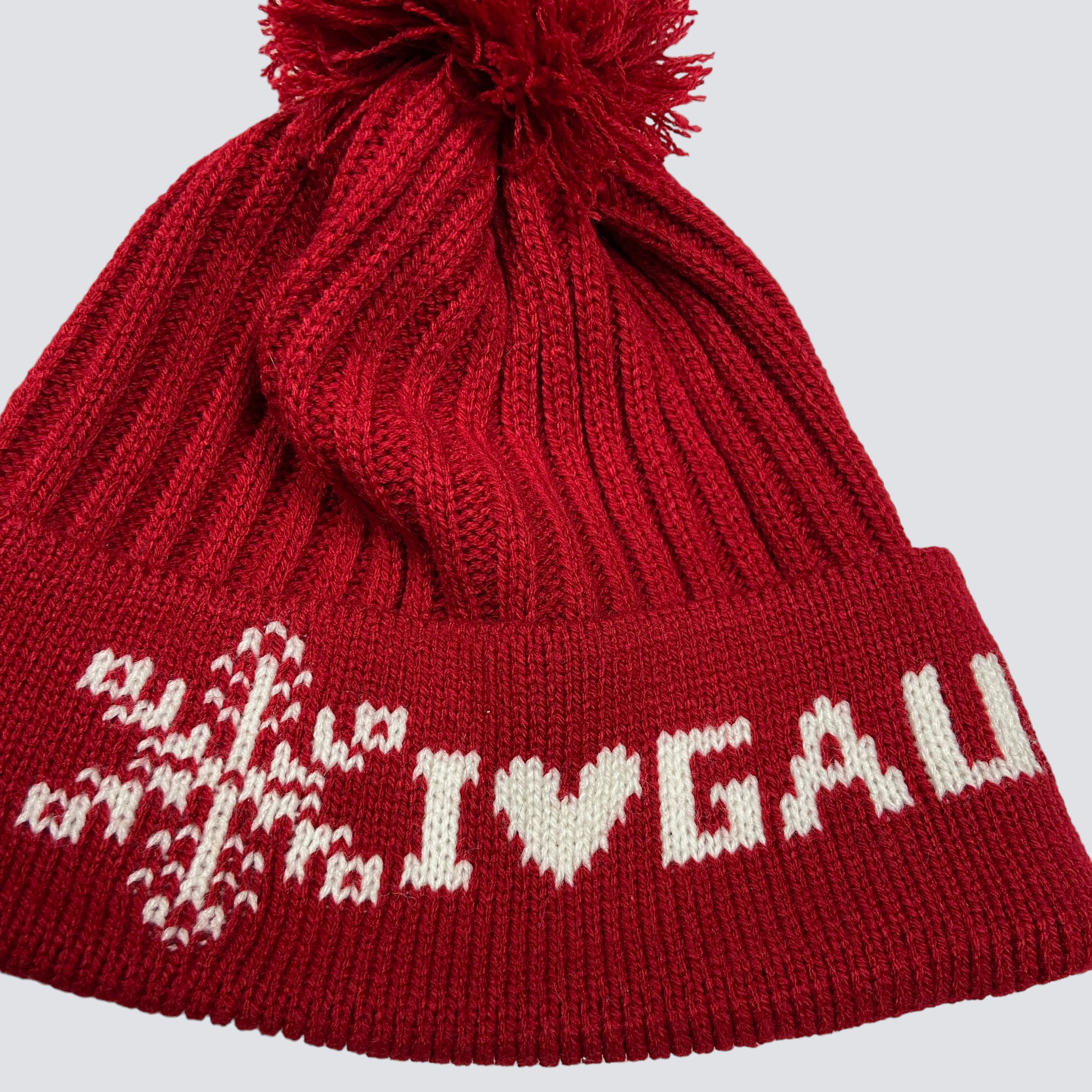 Jean Paul Gaultier I LOVE JPG - JEAN PAUL GAULTIER WINTER BEANIE HAT - № 4106 Size ONE SIZE - 3 Thumbnail