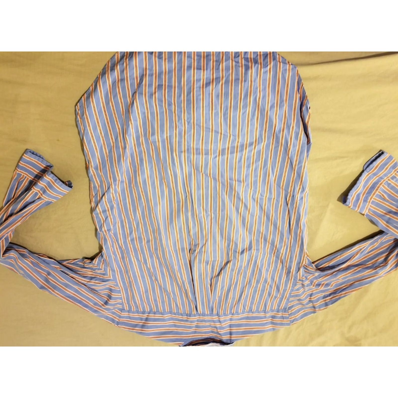 Polo Ralph Lauren Polo Ralph Lauren Dress Shirt Men M Blue Cotton Button Shirt Mens Regular Size M Size 40R - 5 Thumbnail