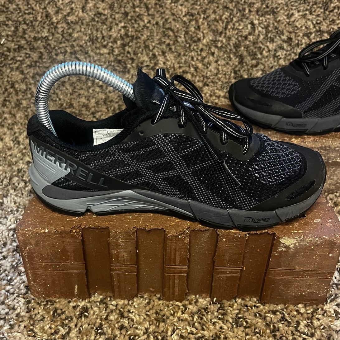 Merrell Merrell Bare Access Flex E-Mesh Trail Running Shoes Black 6 Size US 6 / IT 36 - 3 Thumbnail