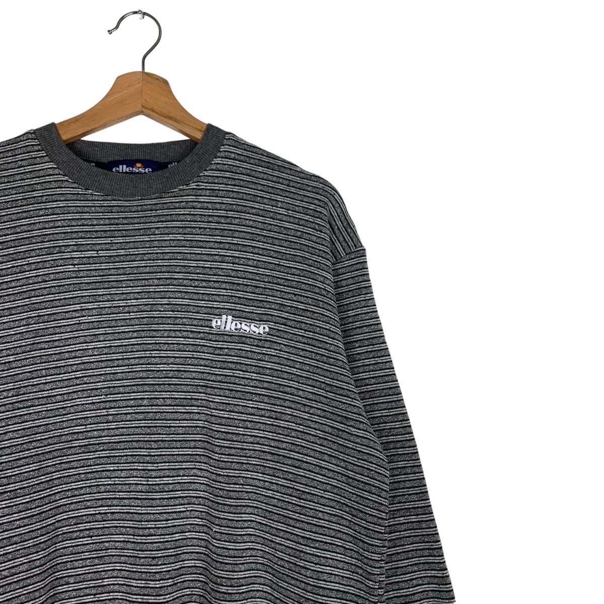 Ellesse ELLESSE Striped Crewneck Sweatshirts #0816-C37 Size US M / EU 48-50 / 2 - 5 Thumbnail