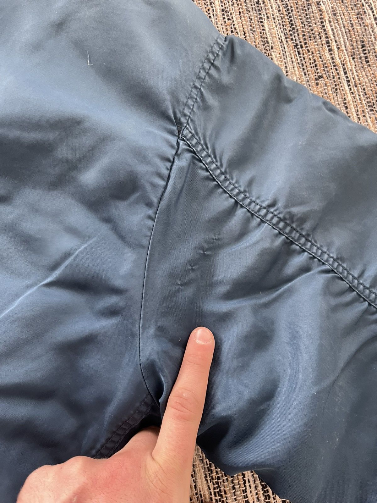 Alpha Industries Vintage Alpha Industries style Faded Blue Bomber Jacket Y2K Size US M / EU 48-50 / 2 - 22 Thumbnail