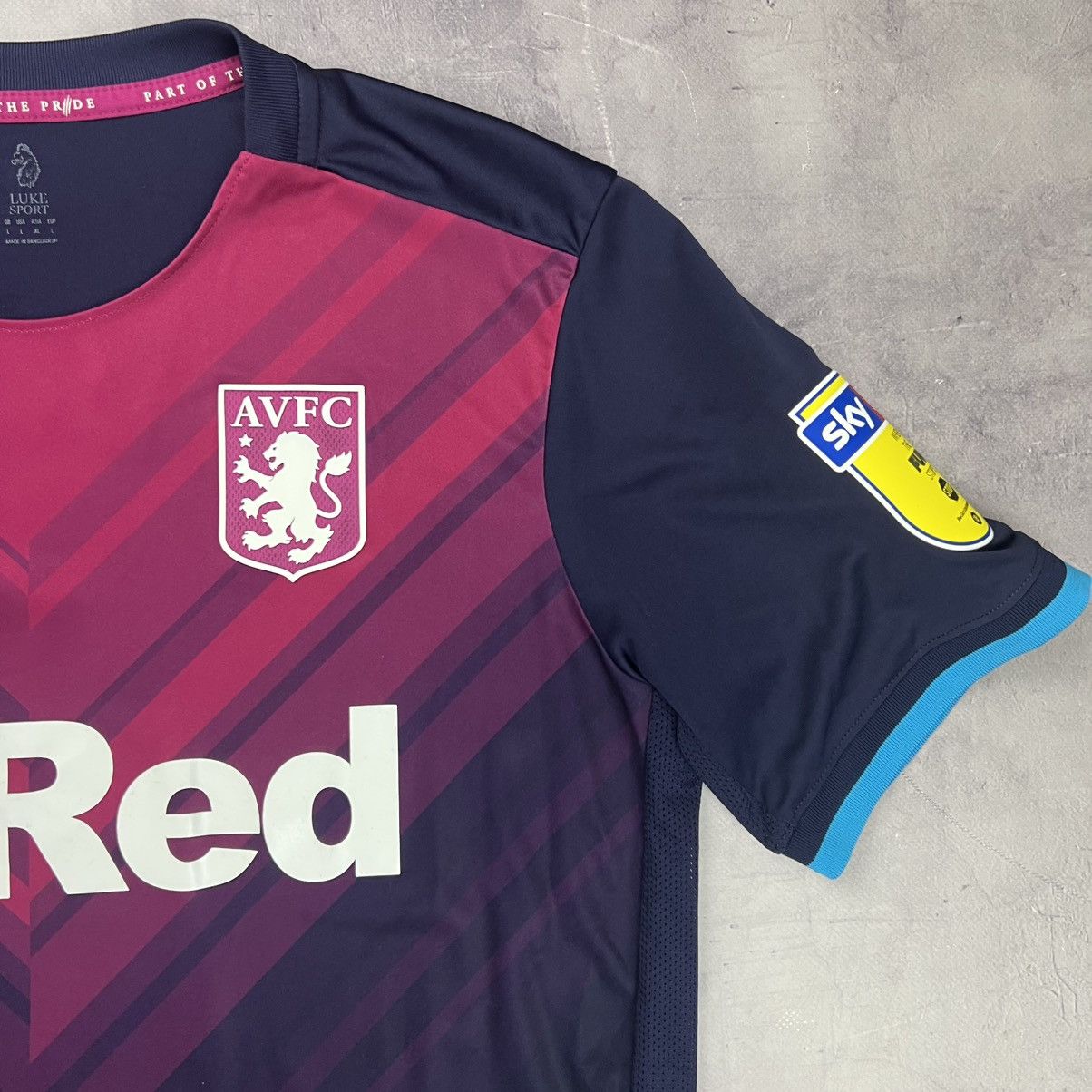 Other Rare! Whelan 6 Aston Villa Luke Sport Soccer Jersey Shirt Size US L / EU 52-54 / 3 - 16 Thumbnail