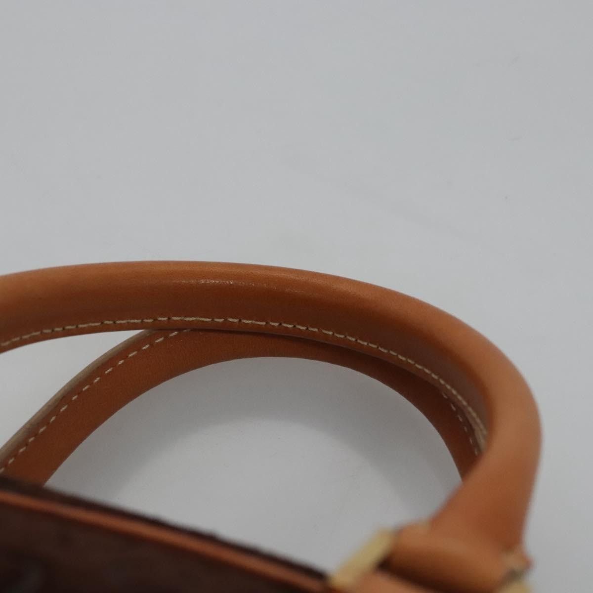 Celine CELINE C Macadam Canvas Hand Bag Brown Gold Size ONE SIZE - 8 Thumbnail