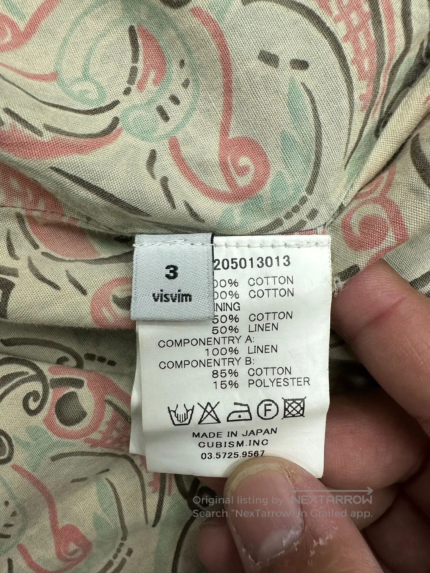 Visvim visvim Blue Denim Paisley Lining Jacket. Size US L / EU 52-54 / 3 - 4 Thumbnail