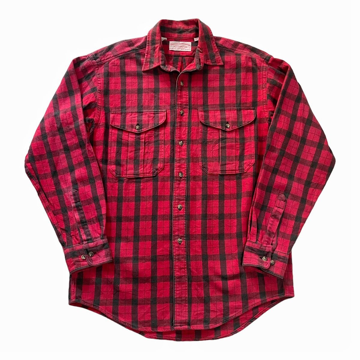 Filson Vintage Cc Filson Co Flannel Shirt Alaskan Guide Shirt Red Size US M / EU 48-50 / 2 - 1 Thumbnail
