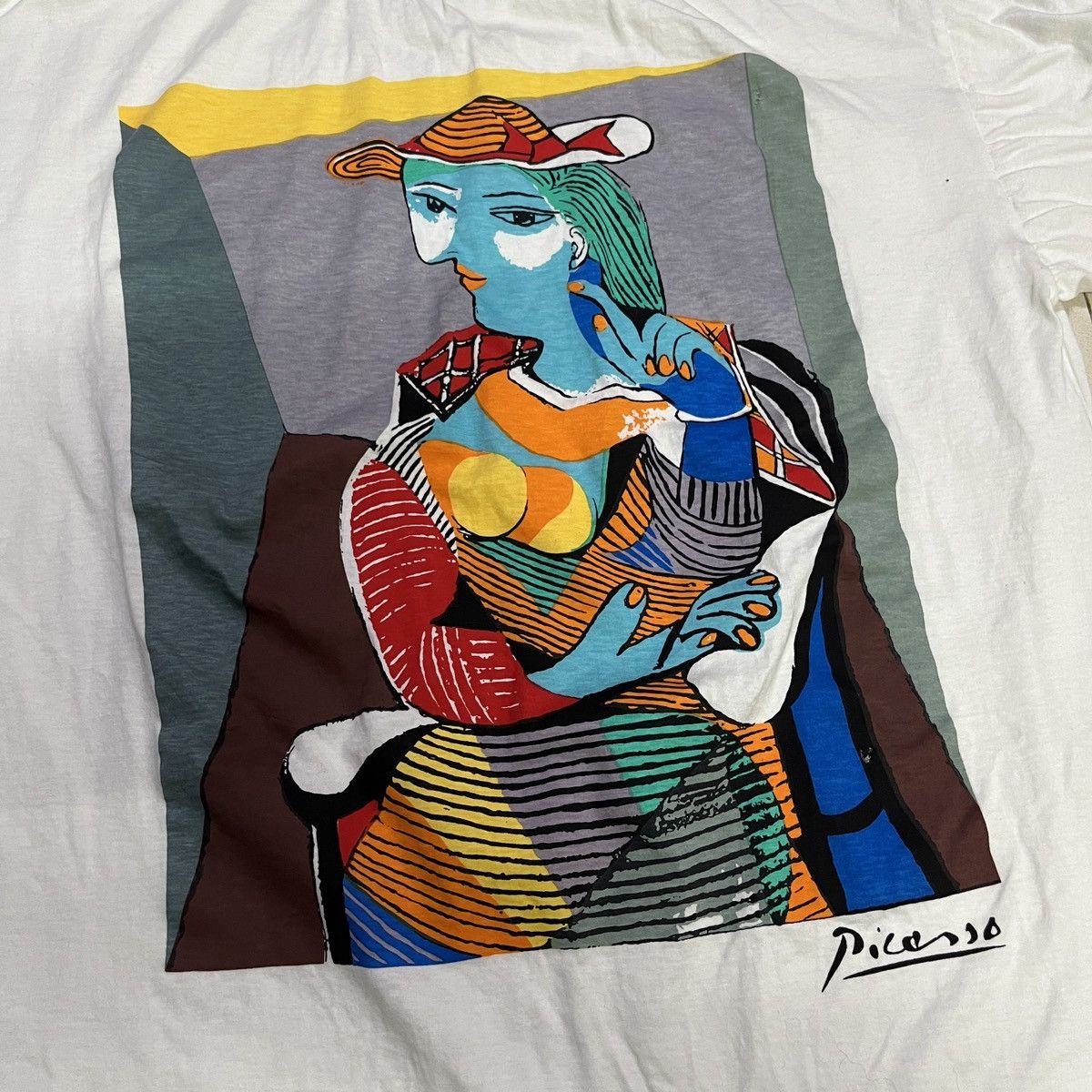 Art Comes First Vintage Pablo Picasso Art T Shirt Size US S / EU 44-46 / 1 - 2 Thumbnail