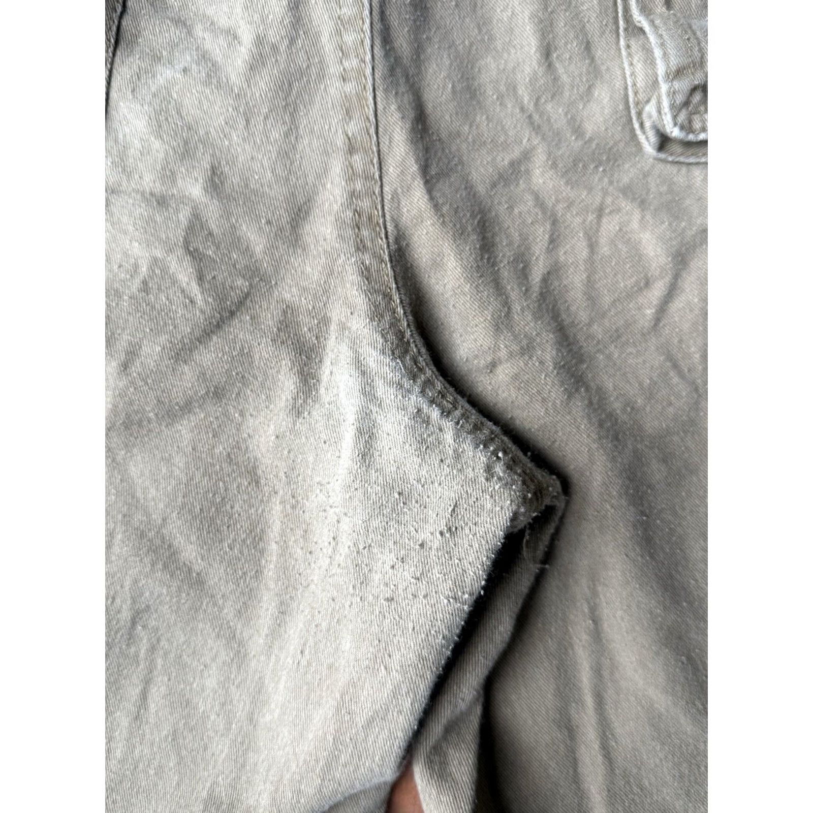 Marcs Y2K Marc Ecko Cut & Sew Military Cargo Shorts Men’s 33 Camouflage Beige Cotton Grunge Pockets Cargo Regular 33 Mens Size US 33 - 4 Thumbnail