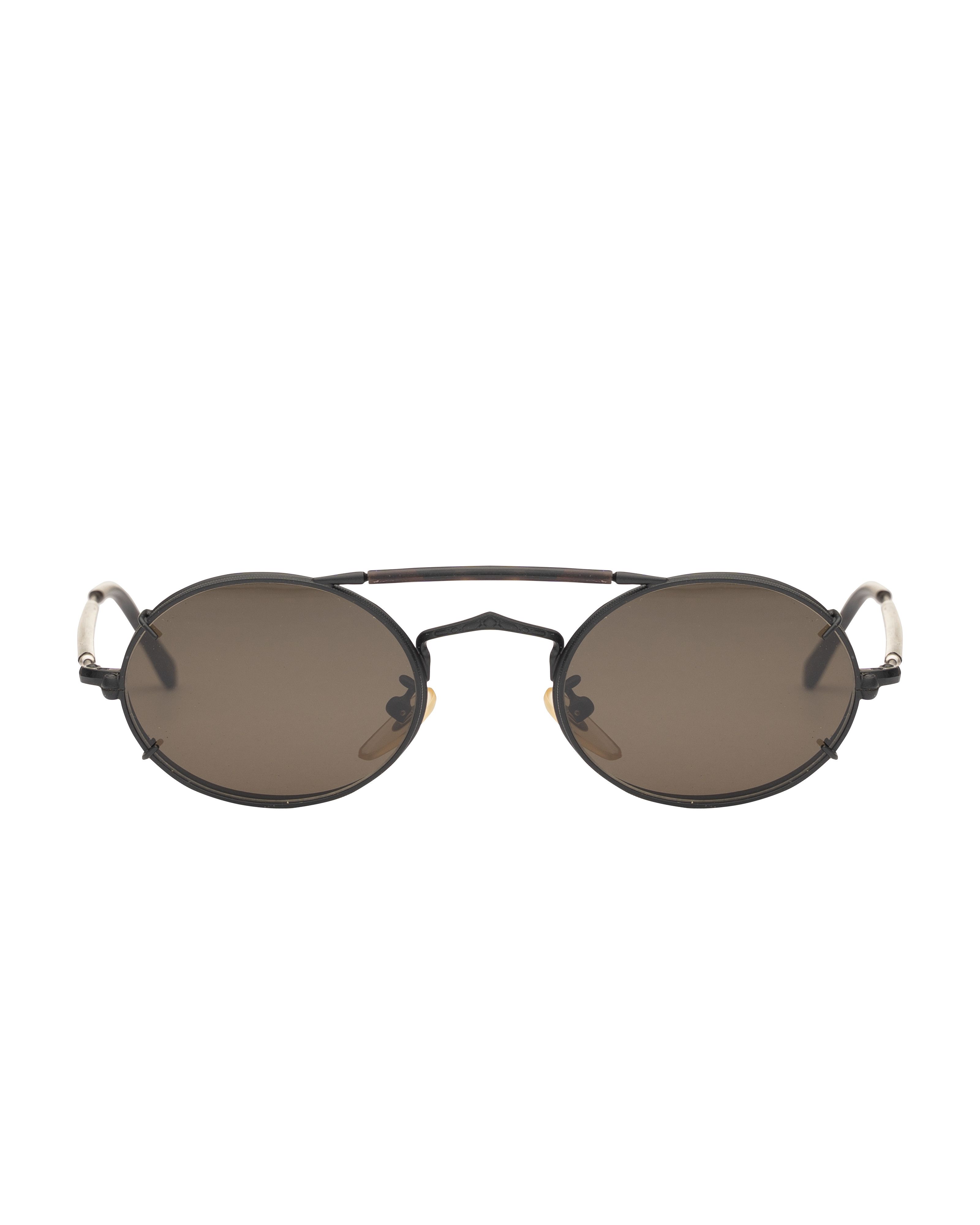 Polo Ralph Lauren Polo Ralph Lauren '90s Black Oval Sunglasses Size ONE SIZE - 2 Thumbnail