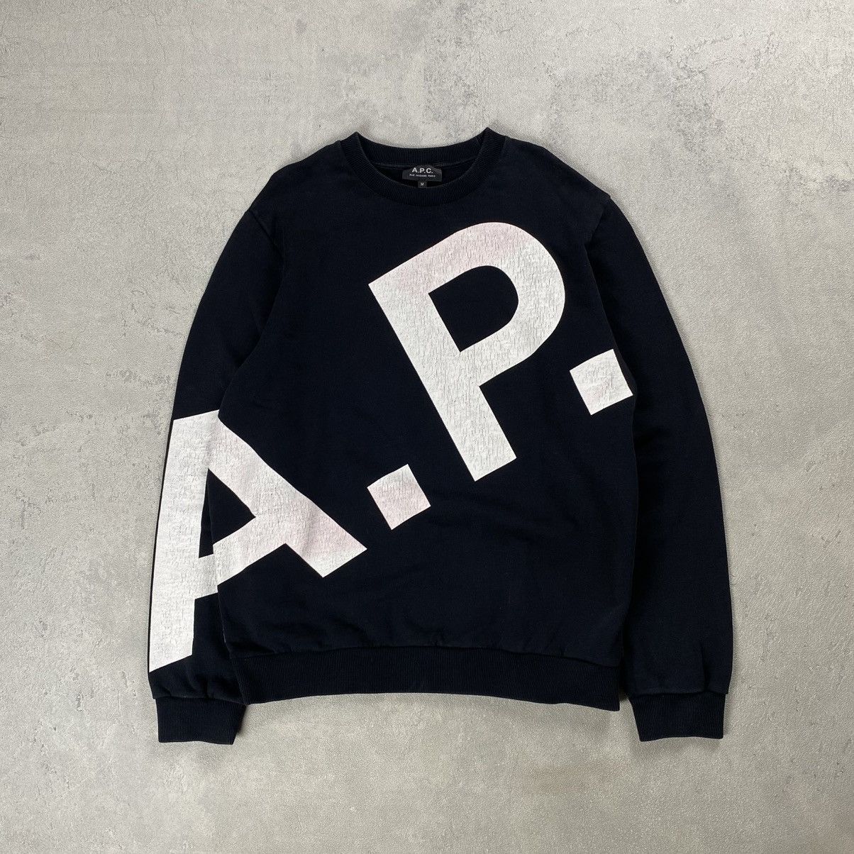 A.P.C. A.P.C. Black Cory Sweatshirt Size US M / EU 48-50 / 2 - 1 Thumbnail
