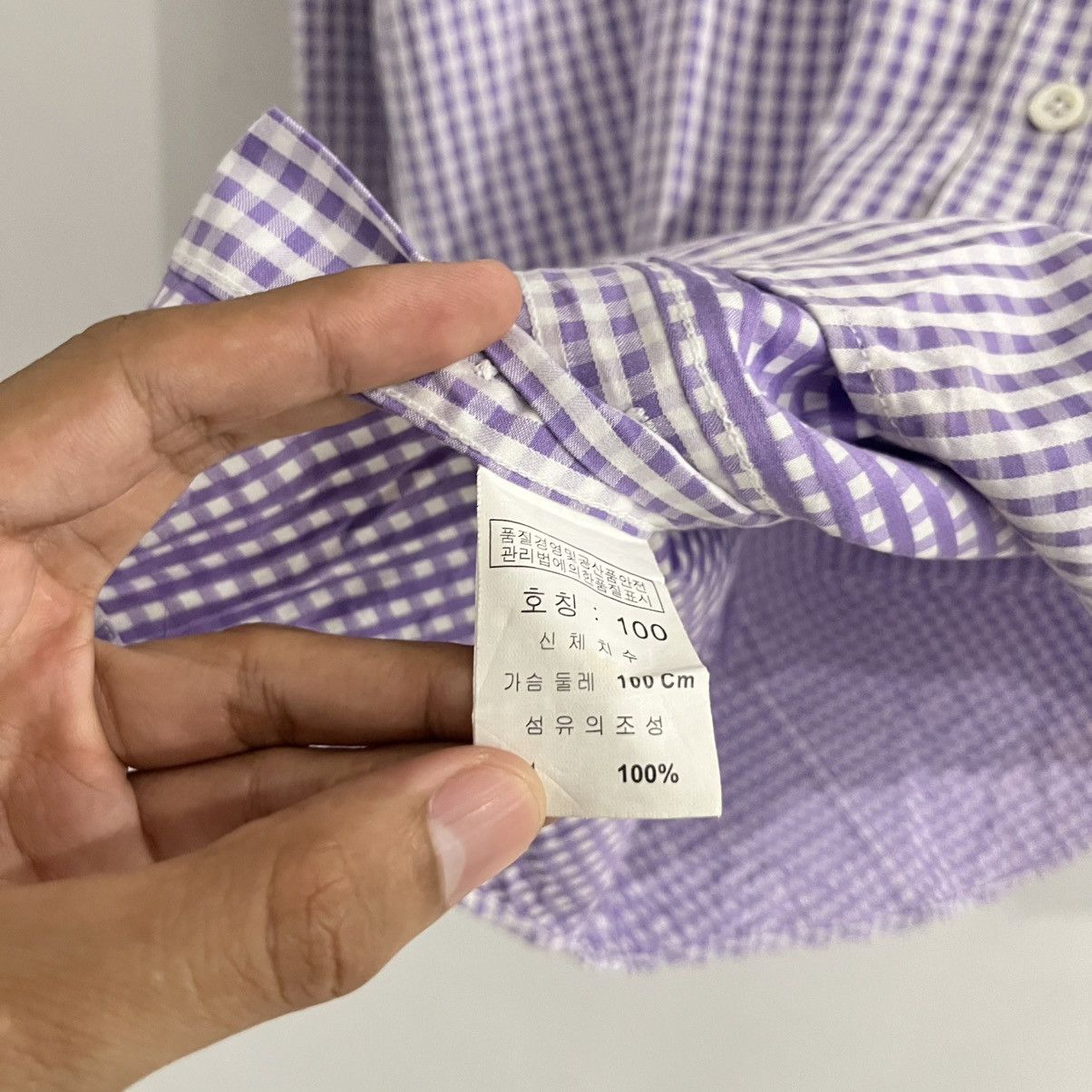 Japanese Brand marvel - gingham check button up shirt Size US L / EU 52-54 / 3 - 5 Thumbnail