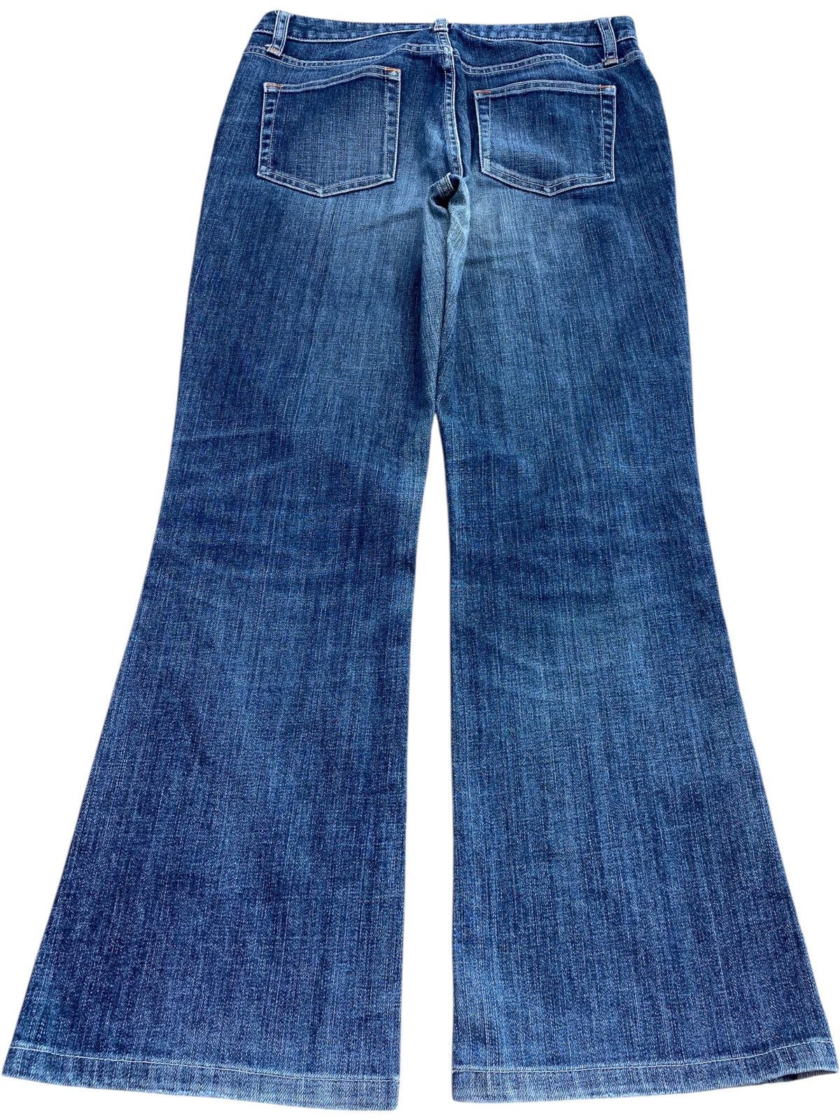 POST ARCHIVE FACTION (PAF) UNIQLO Brand Whiskers Faded Wash Style Flare Jeans Size US 30 / EU 46 - 3 Thumbnail