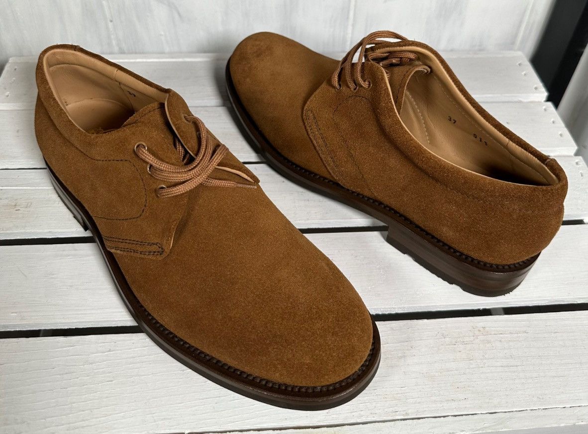 Church's Church's Tan Suede Lace-Up Derby Shoes, Size 37/7 Size US 7 / IT 37 - 6 Thumbnail