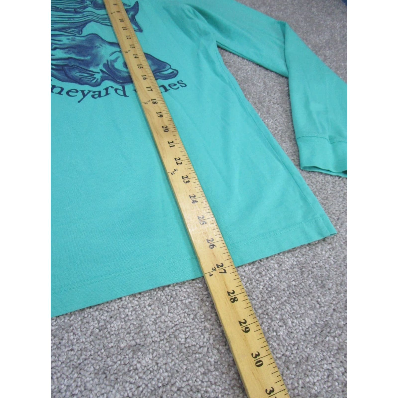 Vineyard Vines Vineyard Vines Shirt XS Mens Green Long Sleeve T-Shirt Cotton Crew Neck, Solid, Vintage? (If vintage not stated) Size US XS / EU 42 / 0 - 4 Thumbnail