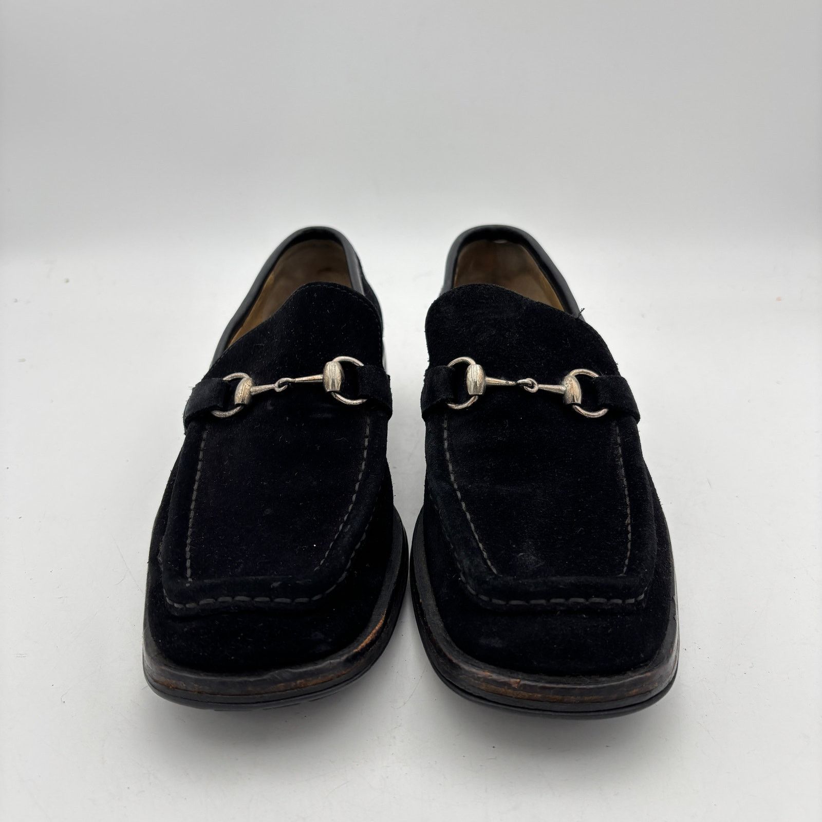 Gucci Vintage Gucci Tom Ford Era Suede Horsebit Loafers Men's 8 D