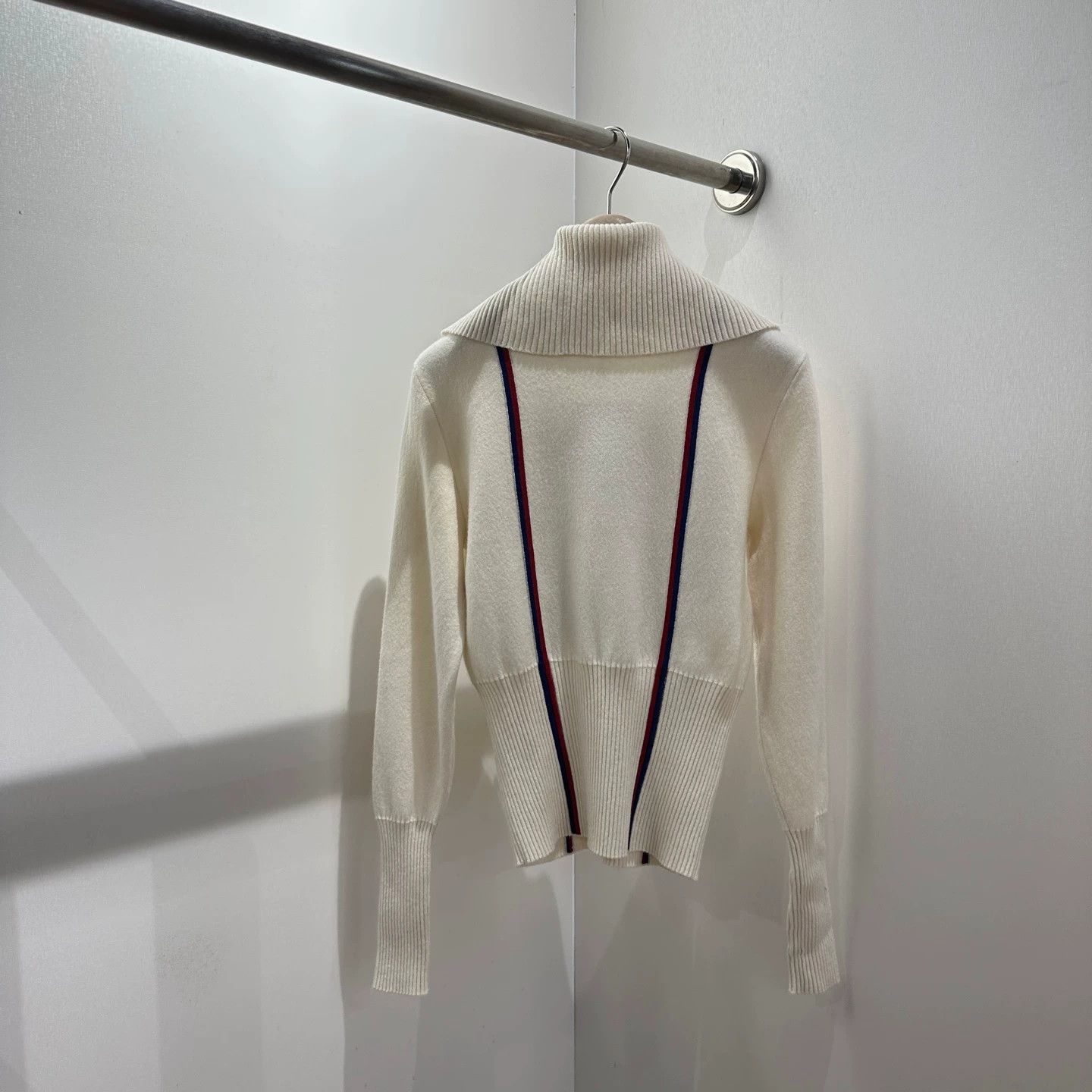Christian Dior Monsieur Dior May240 Ski Logo Stand Collar Cashmere Knit 36 Size XS / US 0-2 / IT 36-38 - 2 Thumbnail