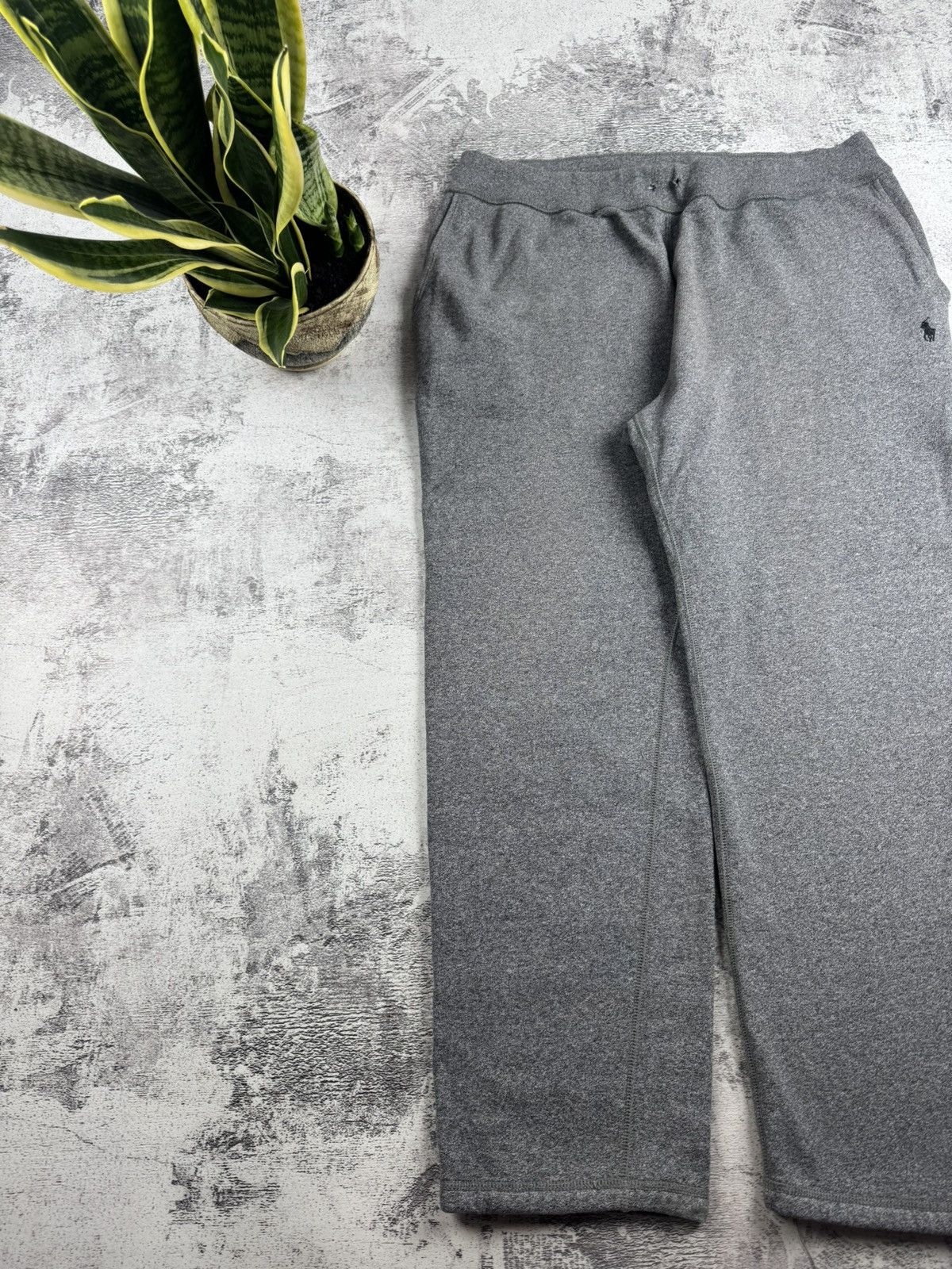 Polo Ralph Lauren Polo Ralph Lauren Gray Relaxed Sweatpants Trousers Activewear Cotton Sport Size US 38 / EU 54 - 2 Thumbnail