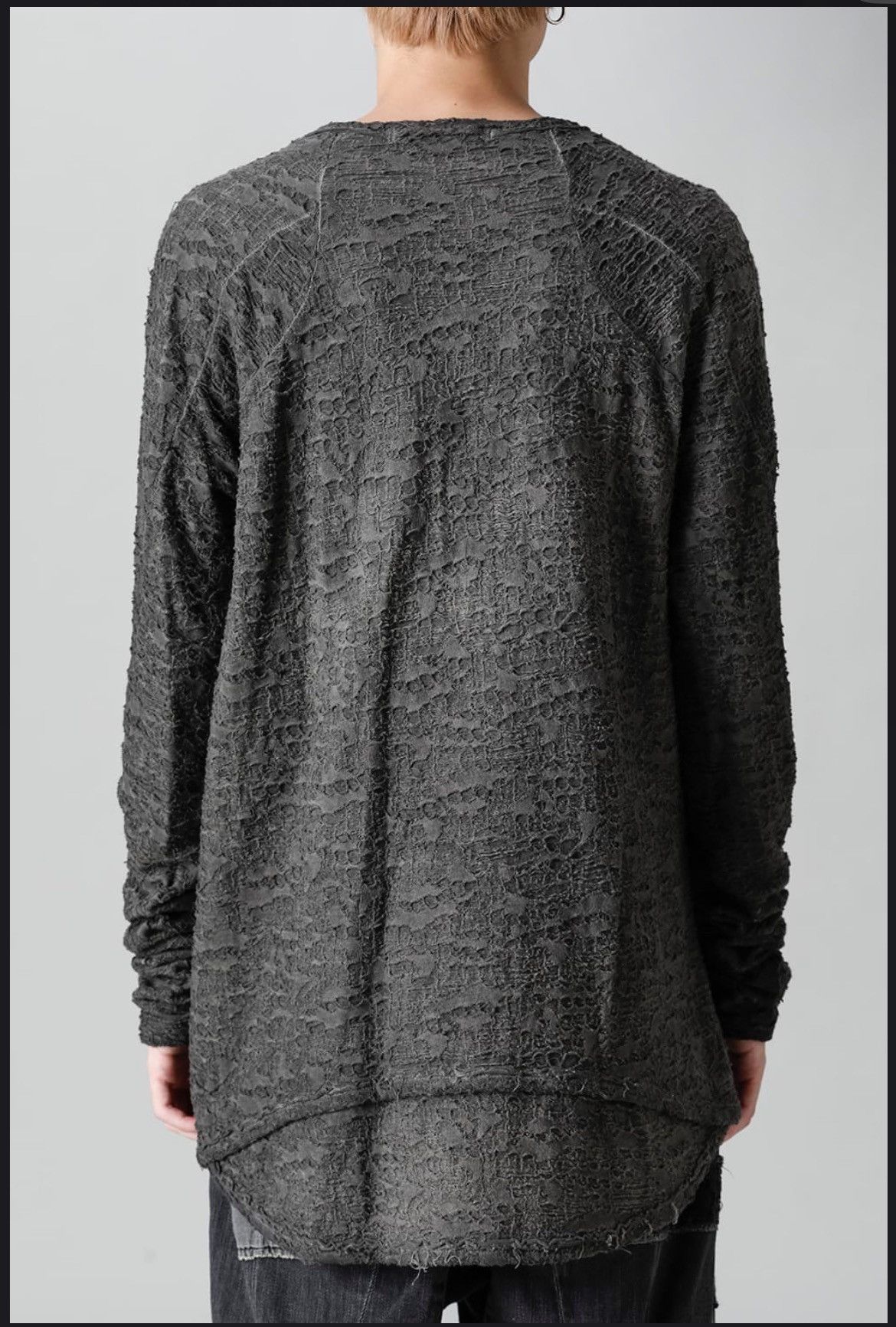 D.Hygen × Devoa D Hygen Broken Cotton Jersey Long Sleeve T-Shirt Size US M / EU 48-50 / 2 - 8 Thumbnail