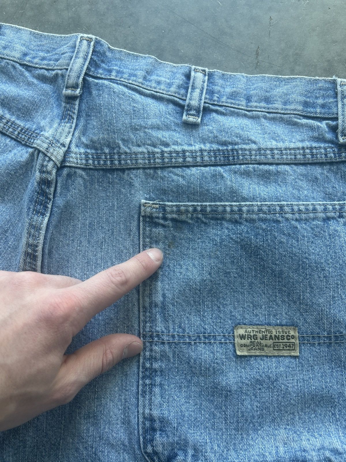Vintage × Wrangler Vintage Y2K Wrangler Carpenter Jean Shorts Size US 34 / EU 50 - 4 Thumbnail