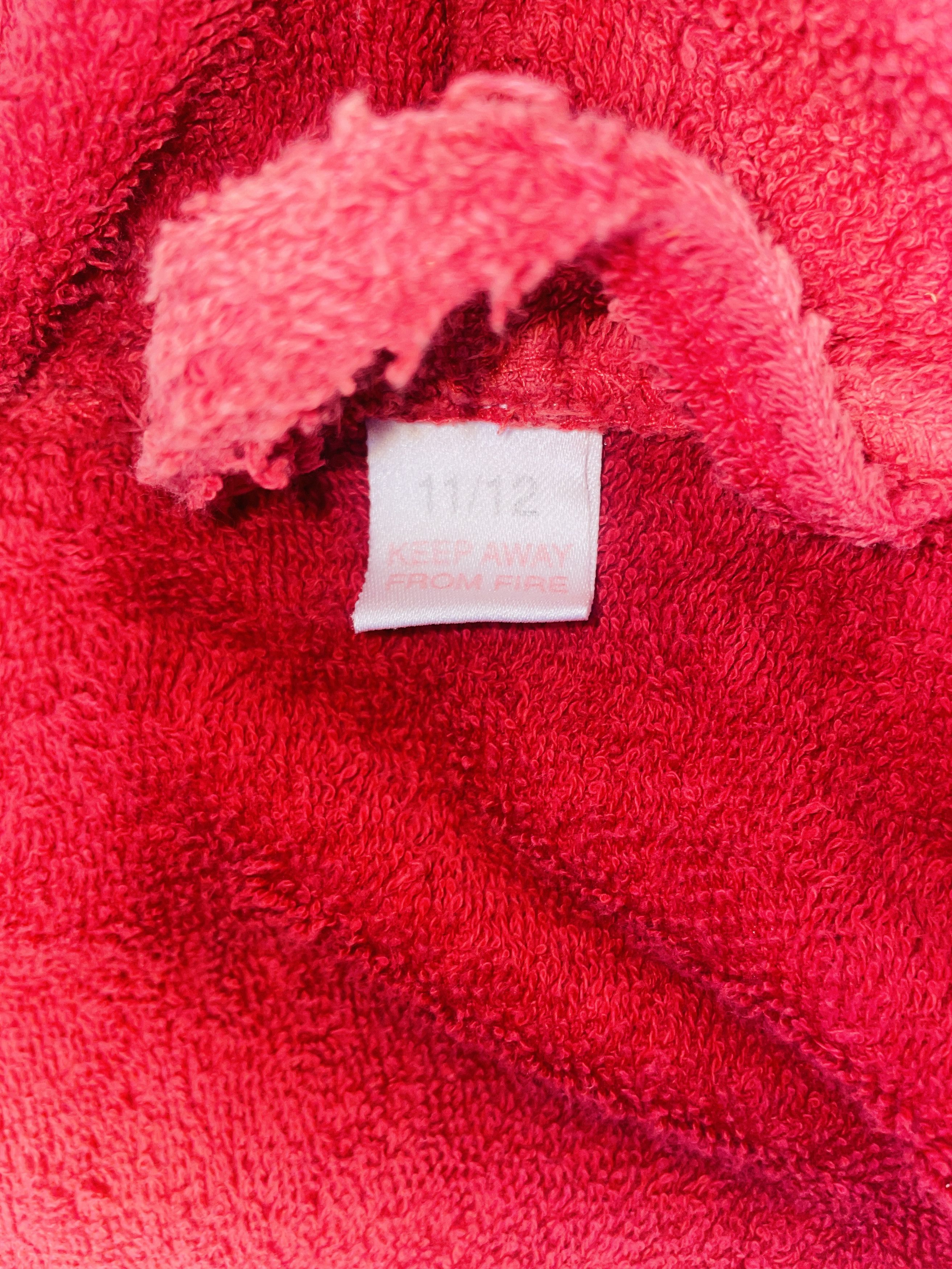 Other 🧥 Kinder Bademantel – Tim & Struppi – rot/blau –Größe 11/12 Size XL / US 12-14 / IT 48-50 - 4 Thumbnail