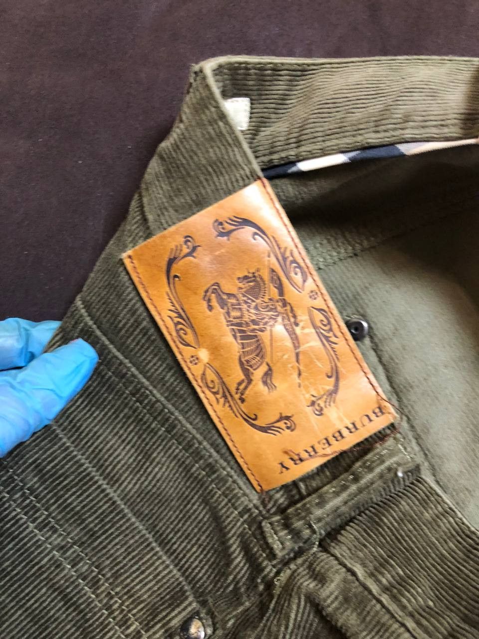 Burberry Burberry Vintage Burberry London Corduroy Pants Stretch Size 27" / US 4 / IT 40 - 5 Thumbnail