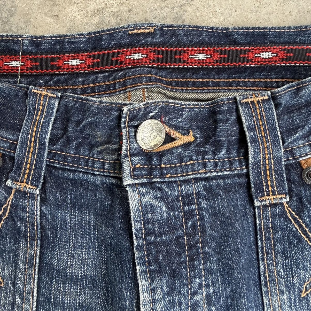 Edwin W34x33.5 Vintage Edwin Bush Pants Faded Ripped Denim Jean Size US 34 / EU 50 - 4 Thumbnail