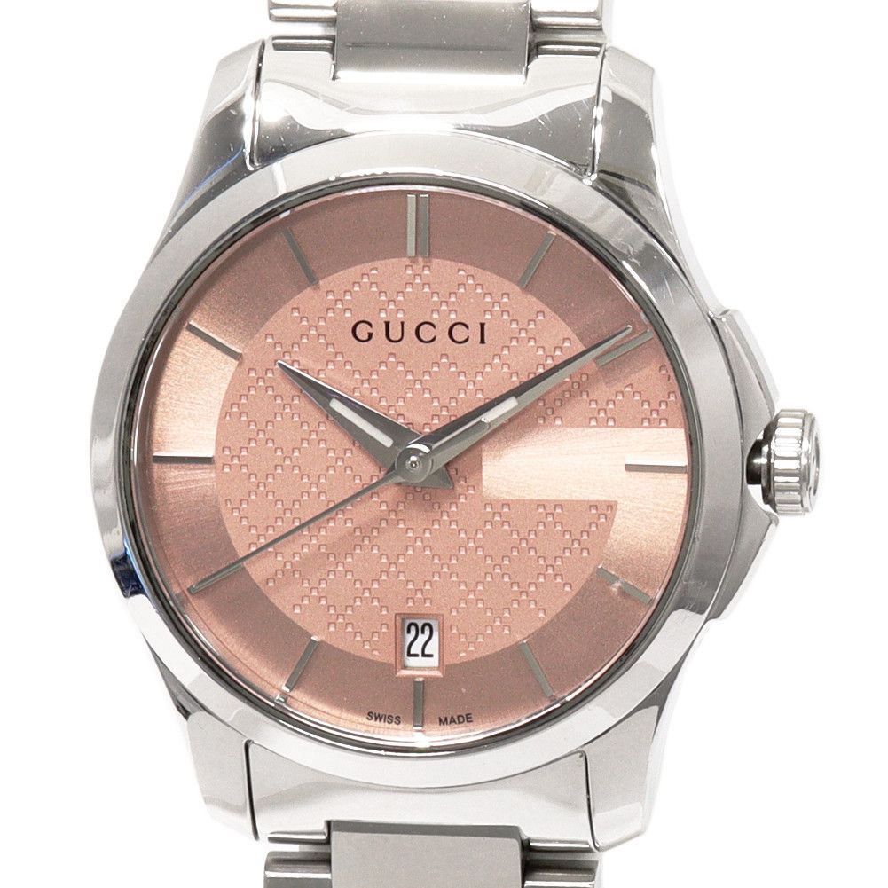 Gucci Gucci Gucci G-Timeless Quartz Stainless Steel Watch YA126524 Metal Quartz 126524 in Great Condition Size ONE SIZE - 1 Thumbnail