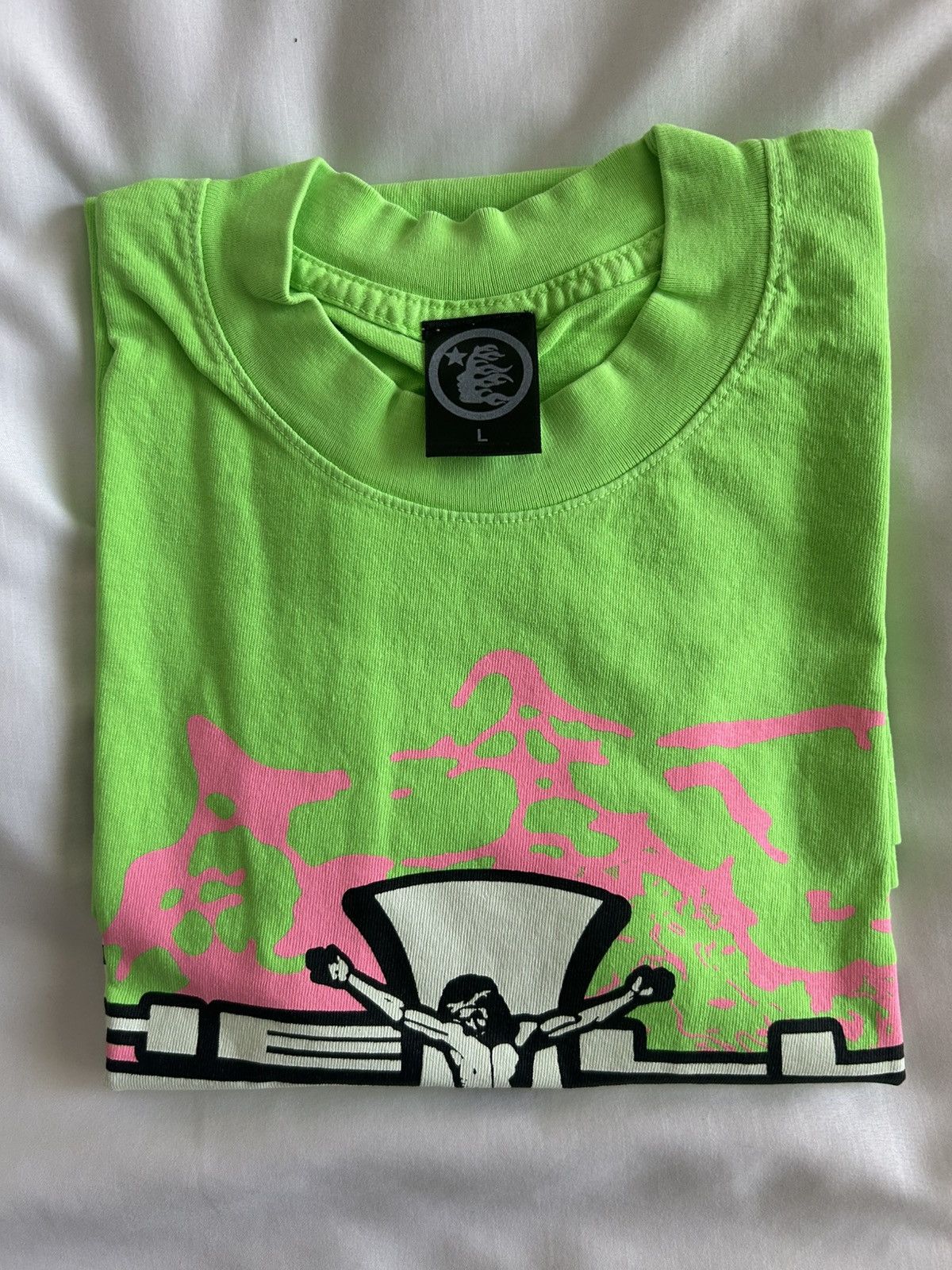 HELLSTAR Hellstar Jesus Tee Green Path to Paradise Large Capsule 9 Size US L / EU 52-54 / 3 - 1 Thumbnail