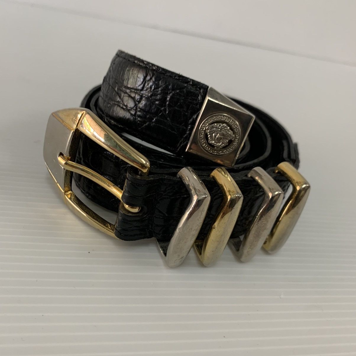 Versace Gianni Versace Leather Belts Size ONE SIZE - 3 Thumbnail