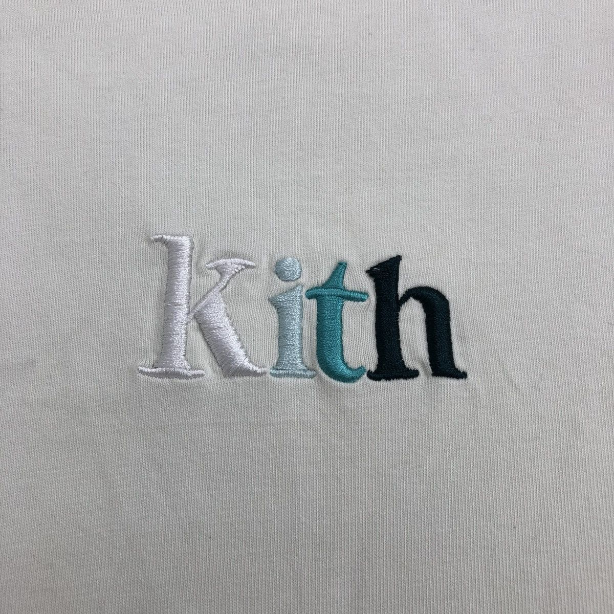 Kith SS21 Kith Serif Spell Out Logo Embroidered Long Slevee Size US L / EU 52-54 / 3 - 4 Thumbnail