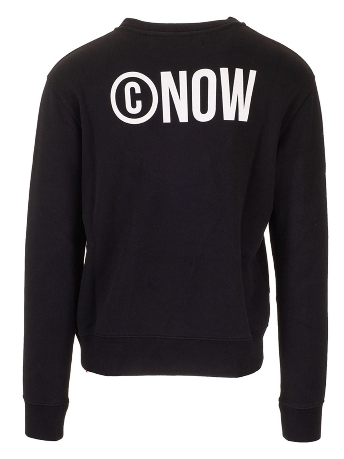 Off-White o1gr1nt0125 Non Fiction Slim Crewneck Sweatshirt in Black Size US XS / EU 42 / 0 - 2 Thumbnail