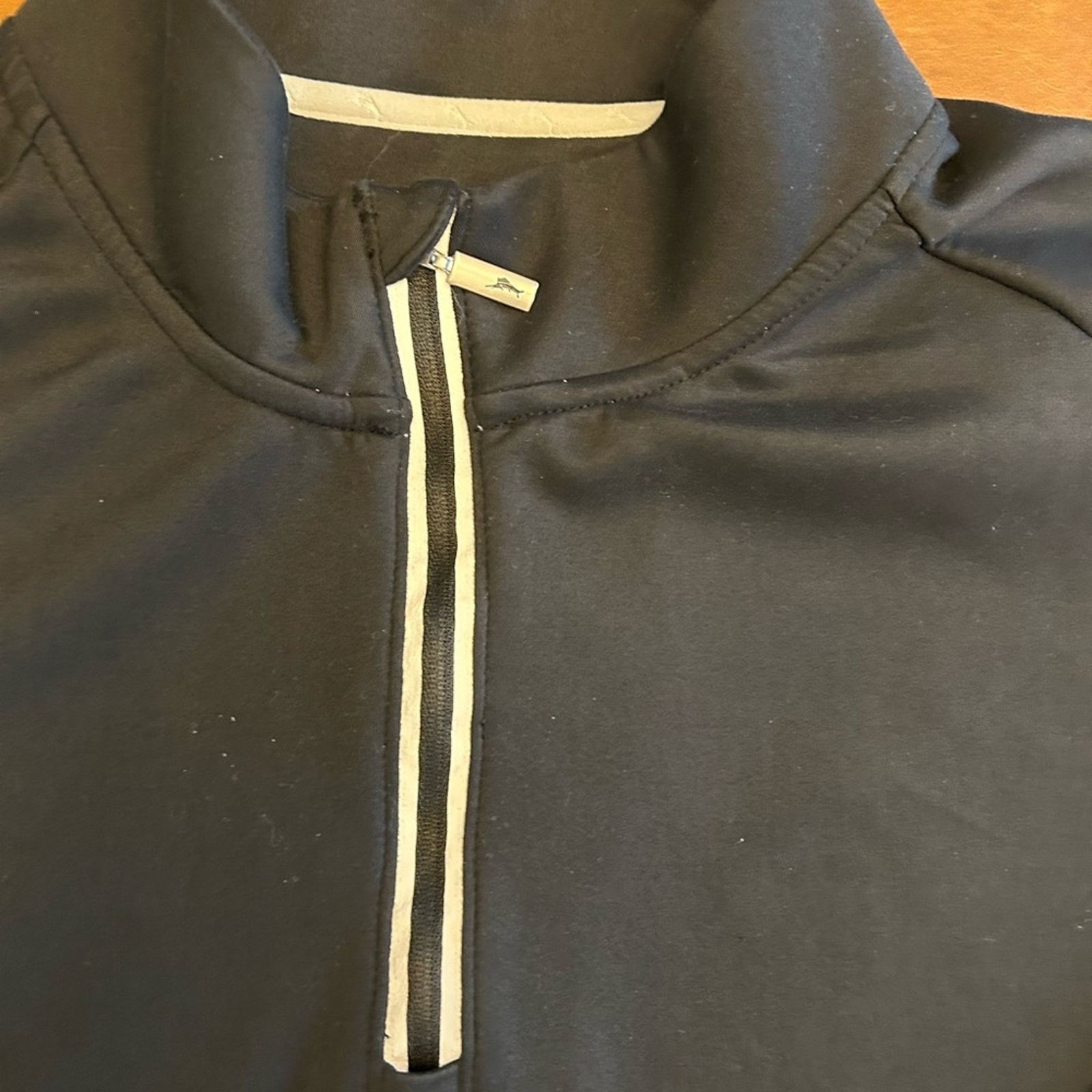 Tommy Bahama Tommy Bahama Black Quarter Zip Island Zone Sweatshirt XXL Size US XXL / EU 58 / 5 - 3 Thumbnail